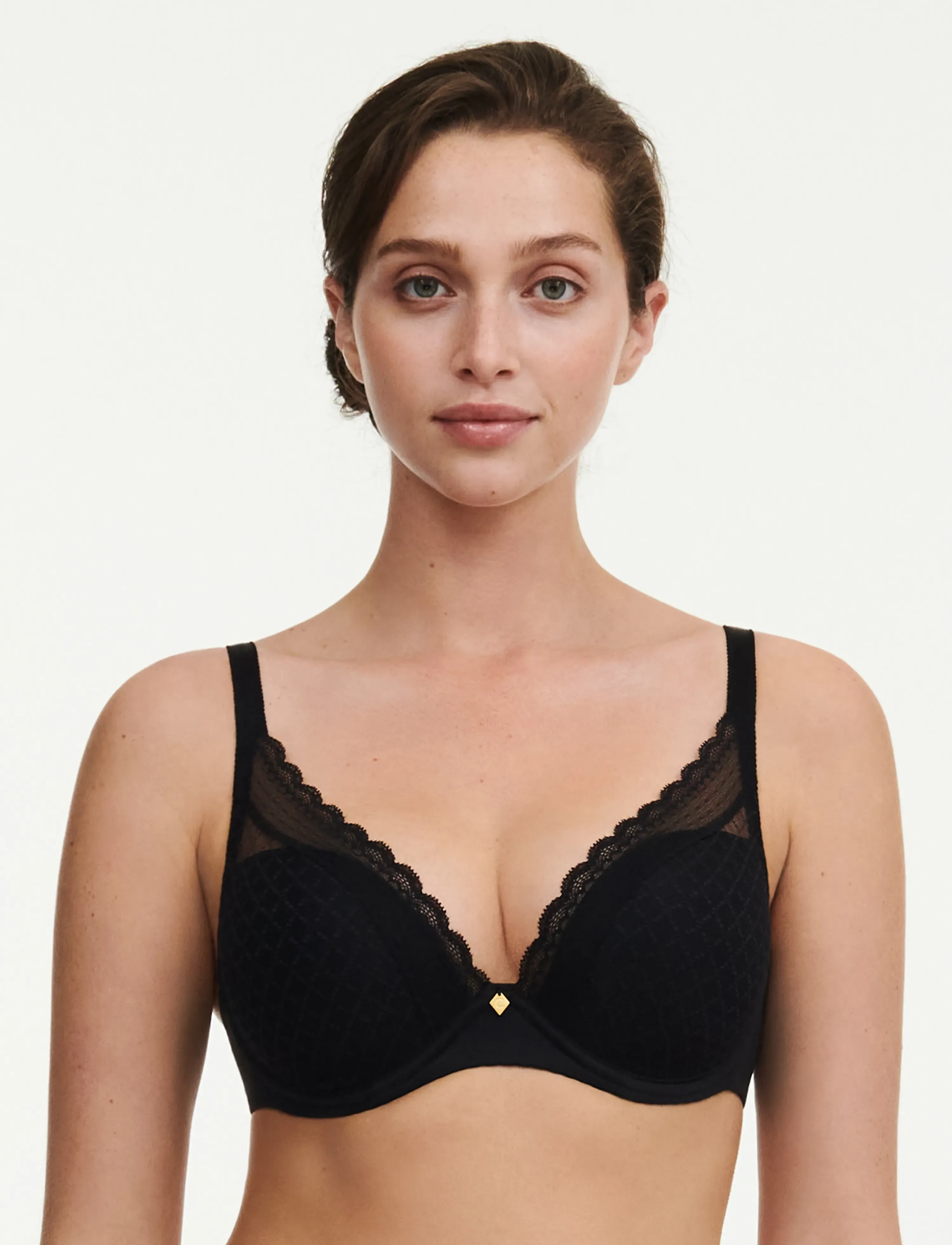 CHANTELLE - Norah Chic Plunge t-shirt bra - plunge bhs - black - 5