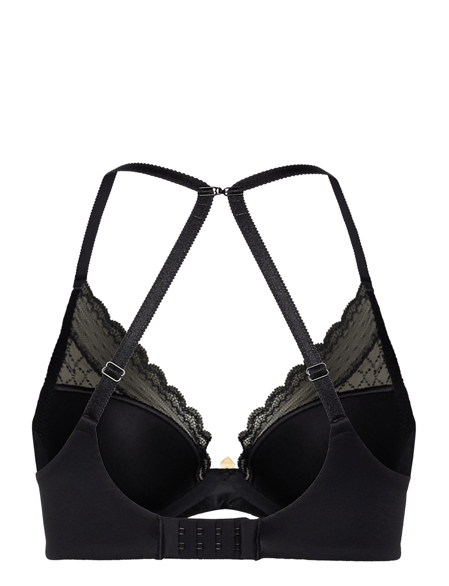 CHANTELLE - Norah Chic Plunge t-shirt bra - plunge bhs - black - 3