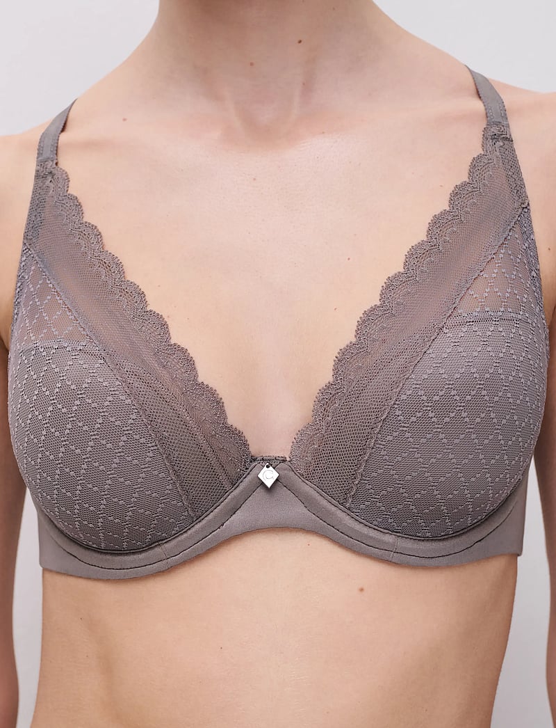 CHANTELLE - Norah Chic Plunge t-shirt bra - plunge bh:ar - bronzed taupe - 5