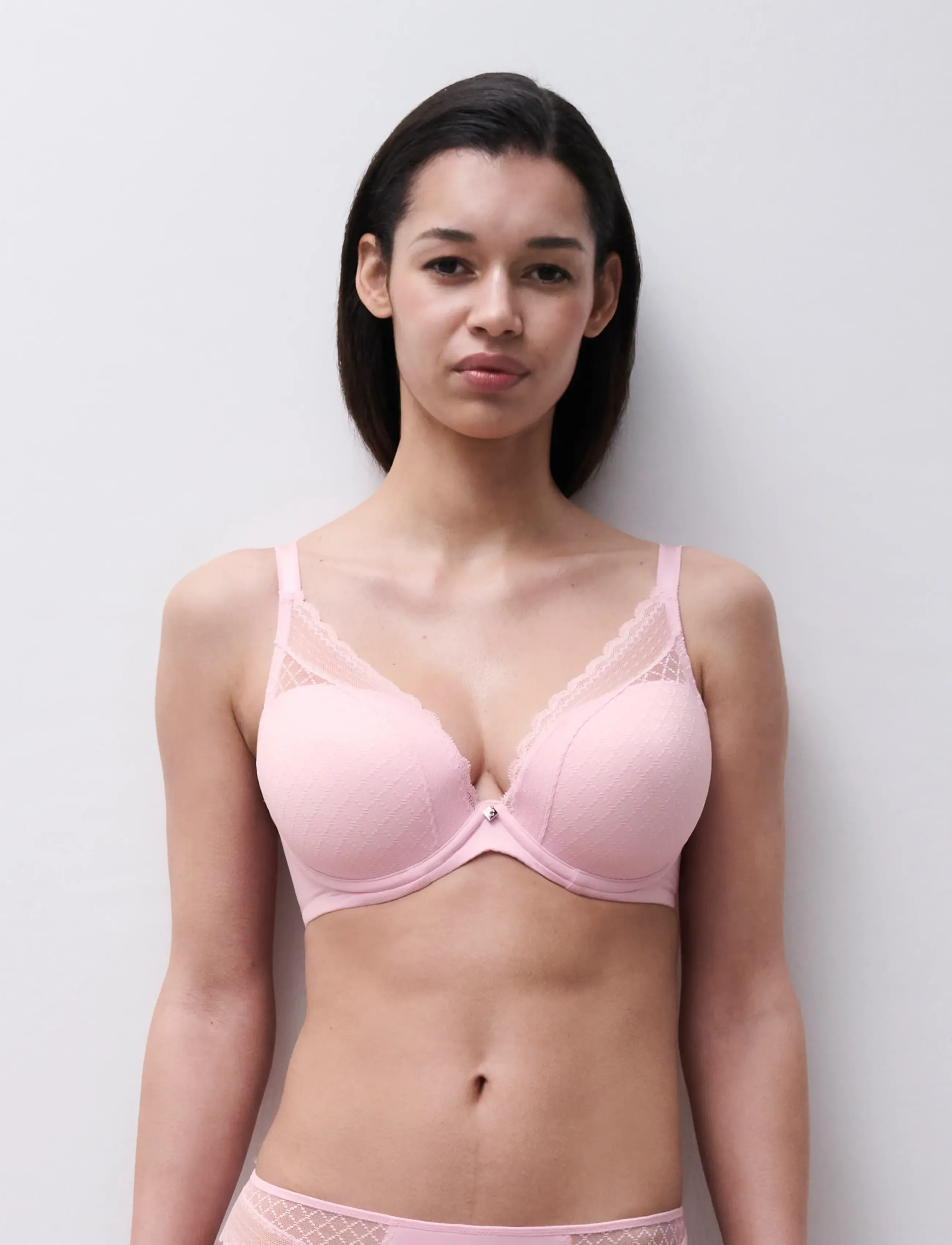 CHANTELLE - Norah Chic Plunge t-shirt bra - plunge bh'er - candy pink - 3