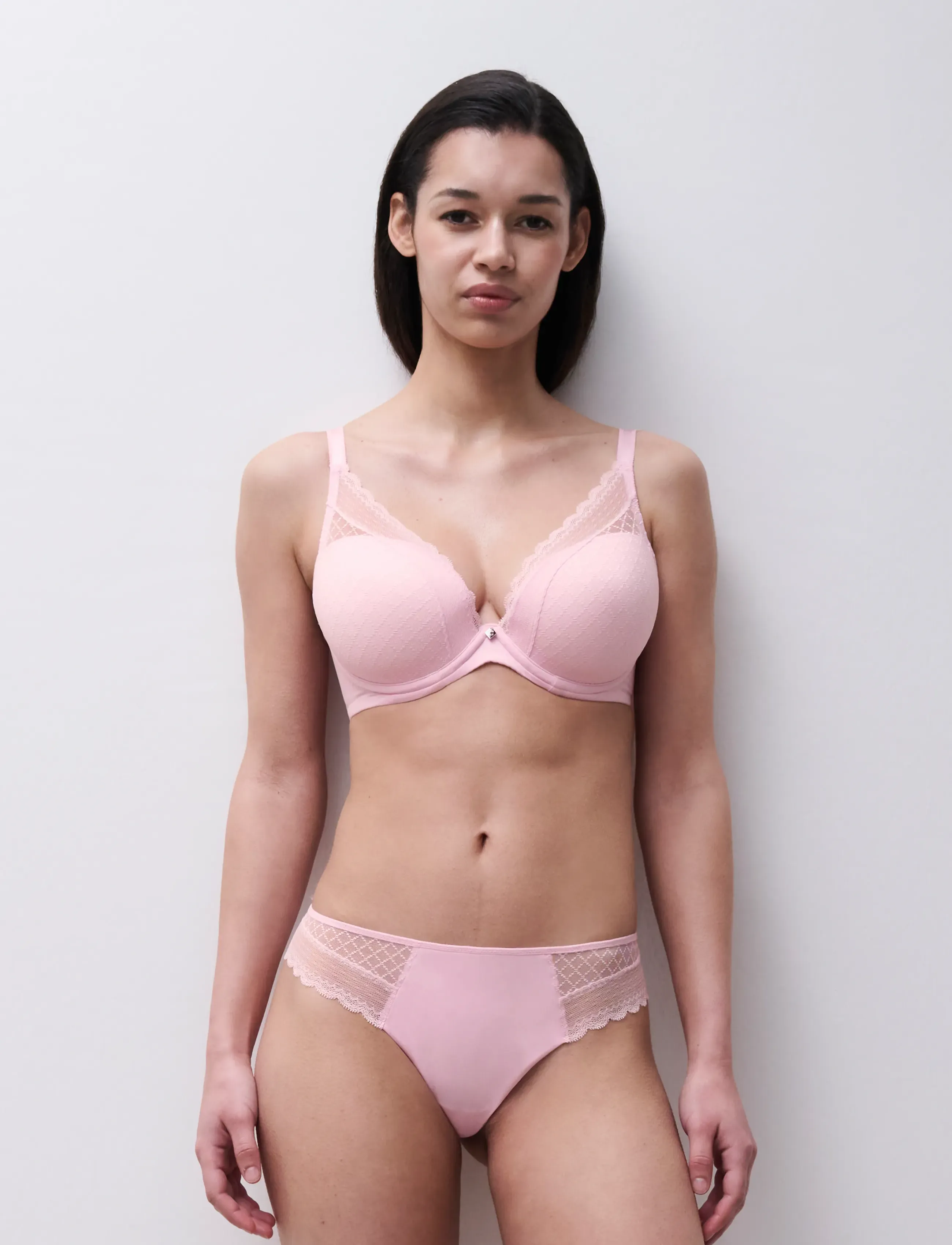 CHANTELLE - Norah Chic Plunge t-shirt bra - plunge bh'er - candy pink - 5
