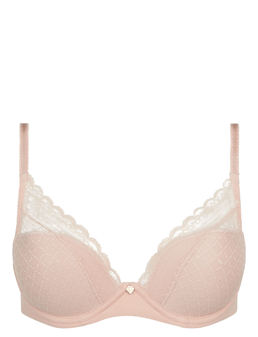 CHANTELLE - Norah Chic Plunge t-shirt bra - plunge bh:ar - soft pink - 1