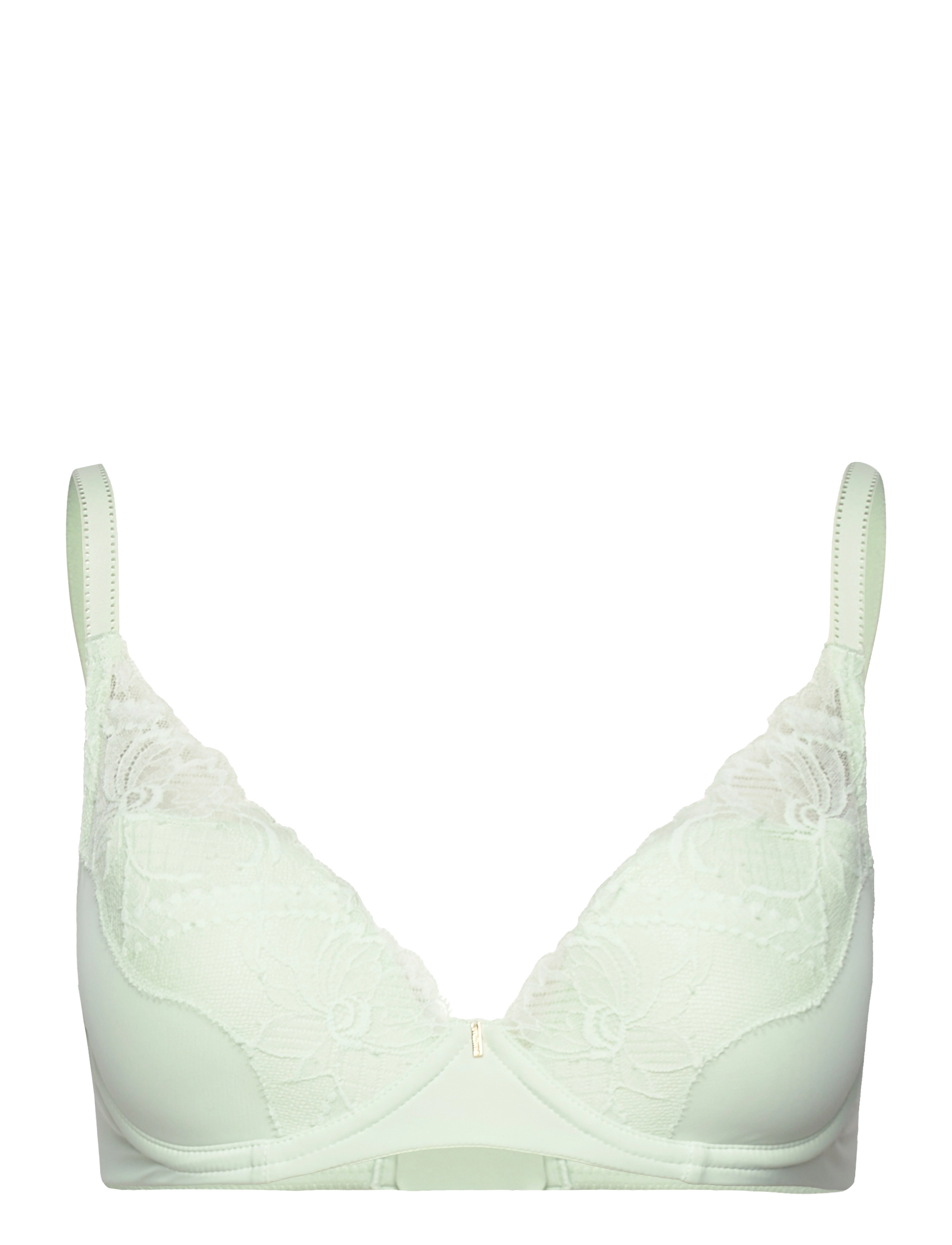 Orangerie dream Plunge t-shirt bra - GREEN LILY