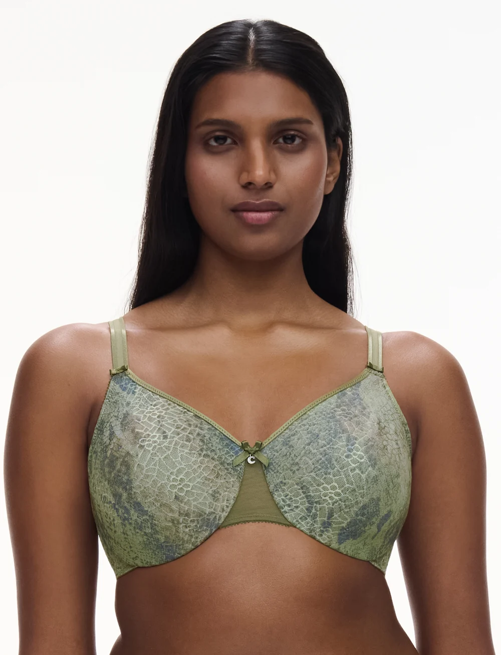 CHANTELLE - C Magnifique Very covering molded bra - vollschalen-bh - python print - 0