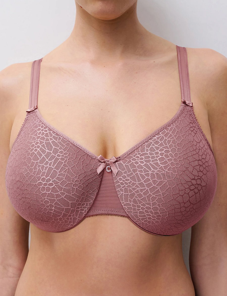 CHANTELLE - C Magnifique Very Covering Molded Bra - bh''s - rose des bois - 3