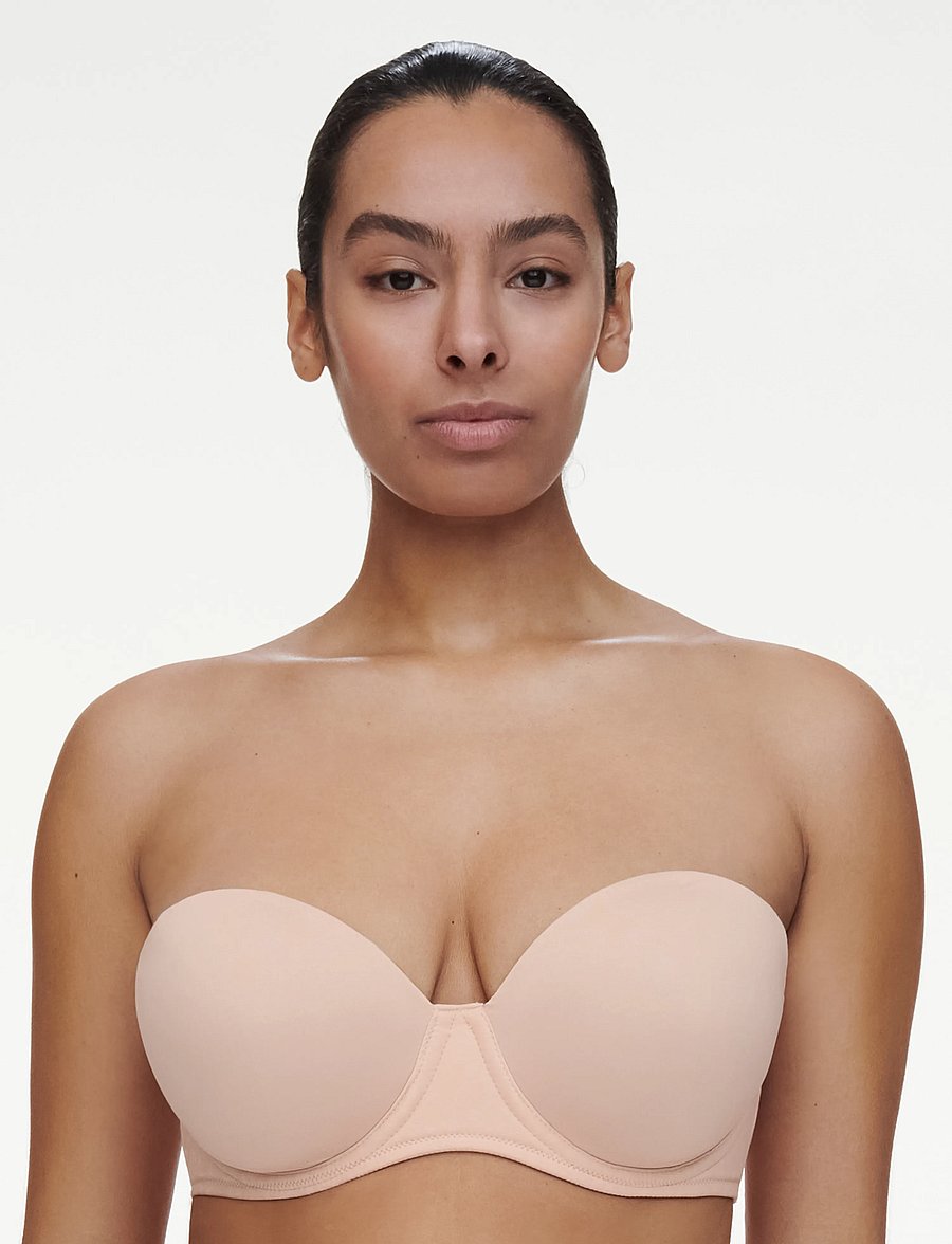 CHANTELLE - COMFORT CHIC Bandeau t-shirt bra - soft pink - 0