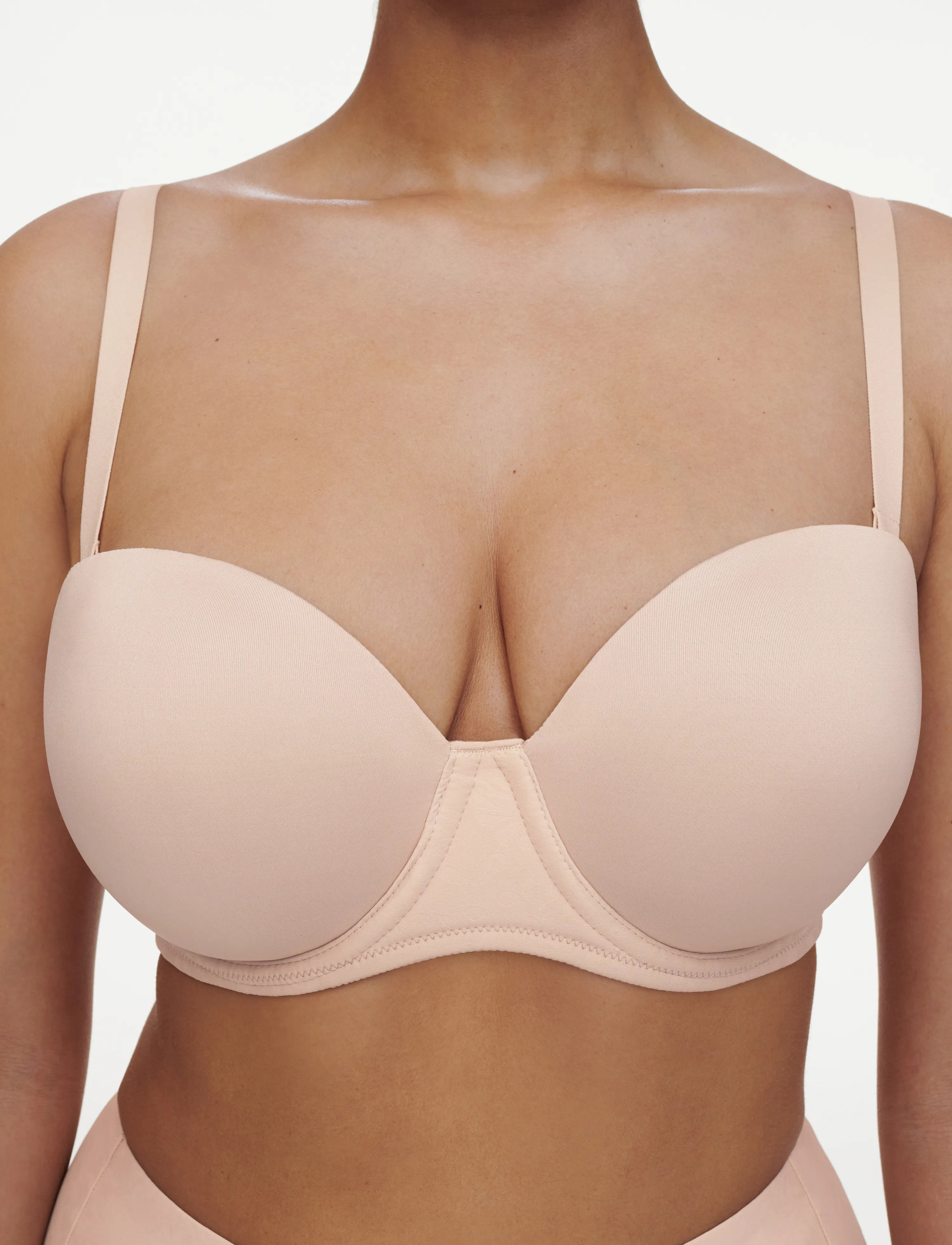 CHANTELLE - COMFORT CHIC Bandeau t-shirt bra - soft pink - 3