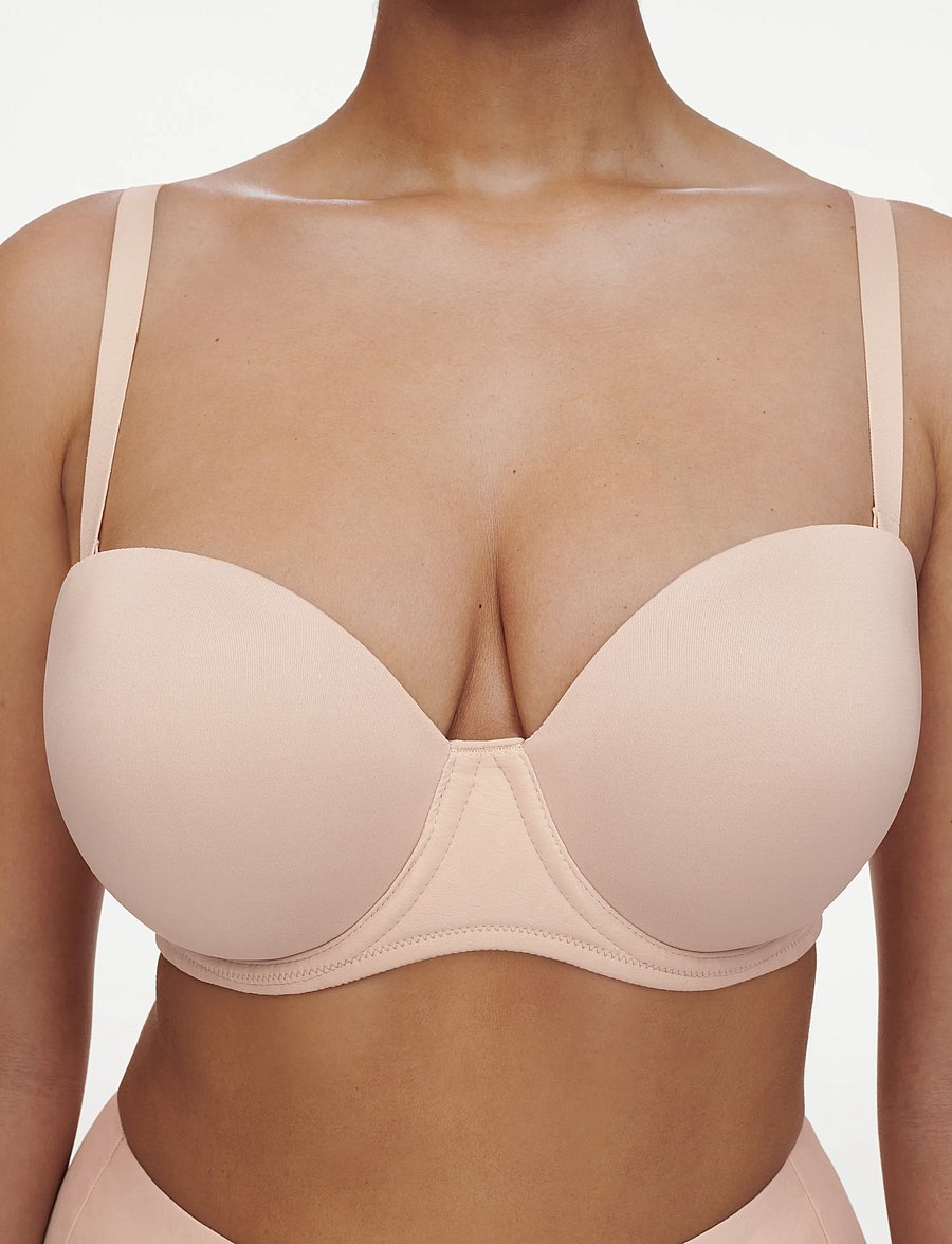 CHANTELLE - COMFORT CHIC Bandeau t-shirt bra - soft pink - 3
