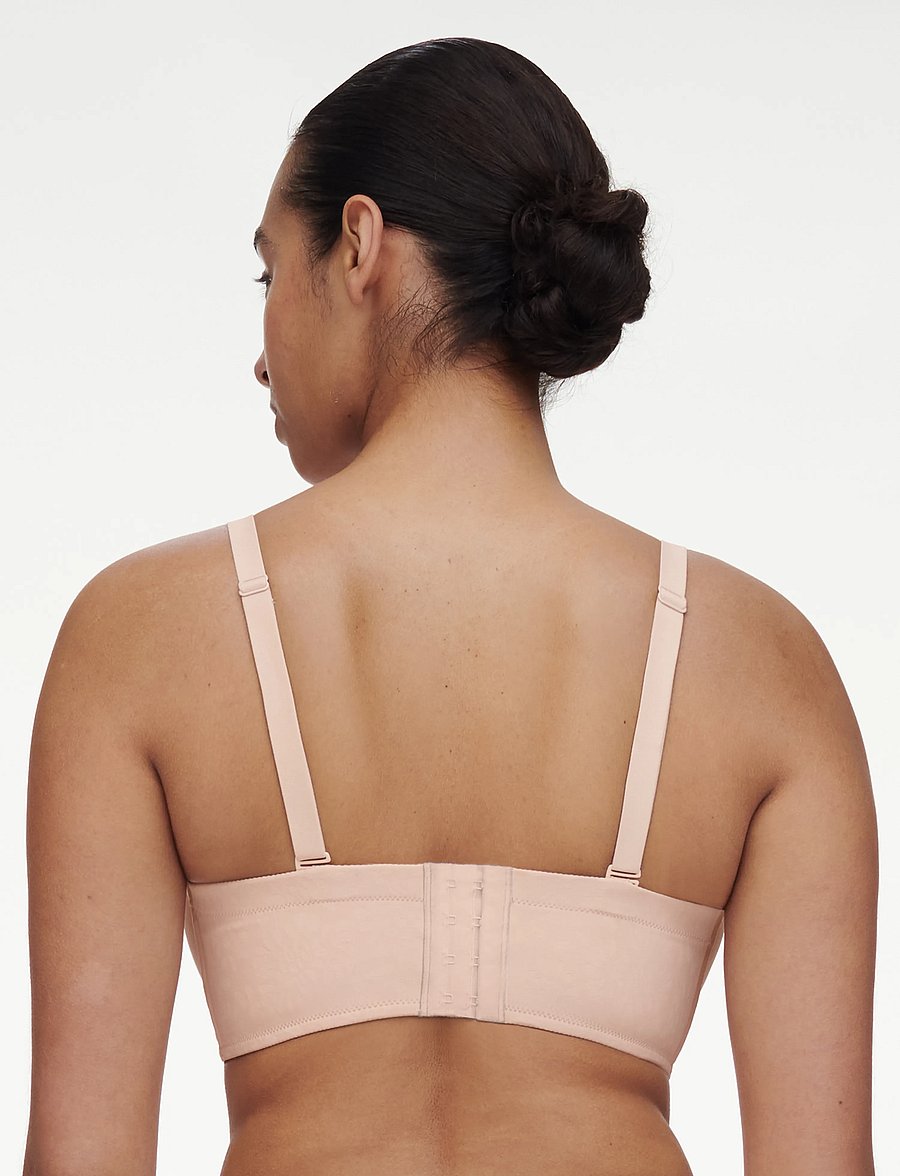 CHANTELLE - COMFORT CHIC Bandeau t-shirt bra - soft pink - 4