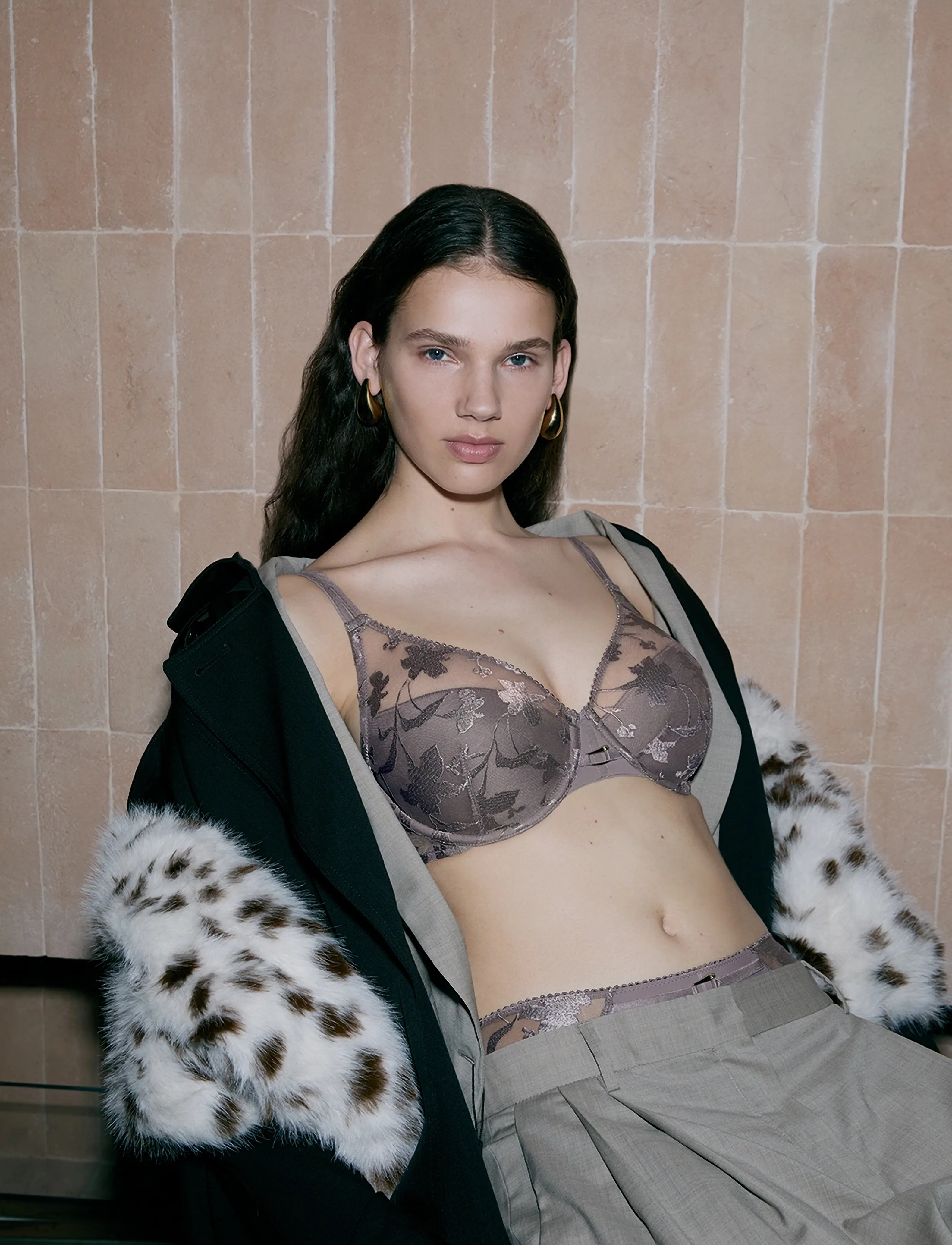 CHANTELLE - Idyll Plunge spacer bra - bügel-bh - muscade - 0