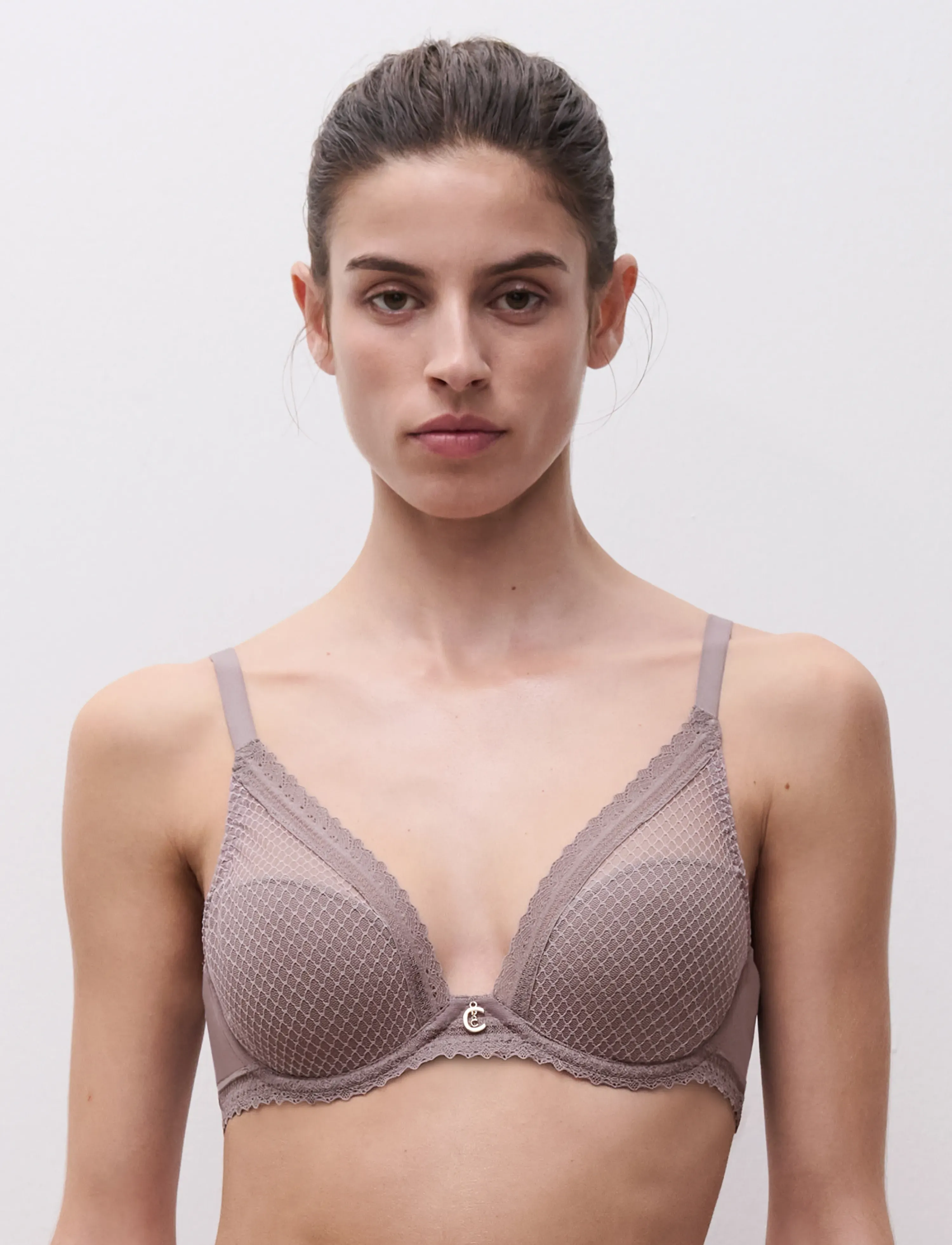 CHANTELLE - ROMANCE T-shirt plunge bra - brjóstahaldari með djúpri skoru - stardust - 4
