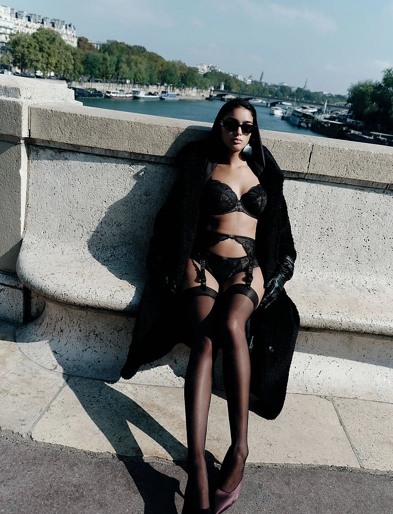 CHANTELLE - MUSE Underwire covering bra - bøjle-bh’er - black - 3