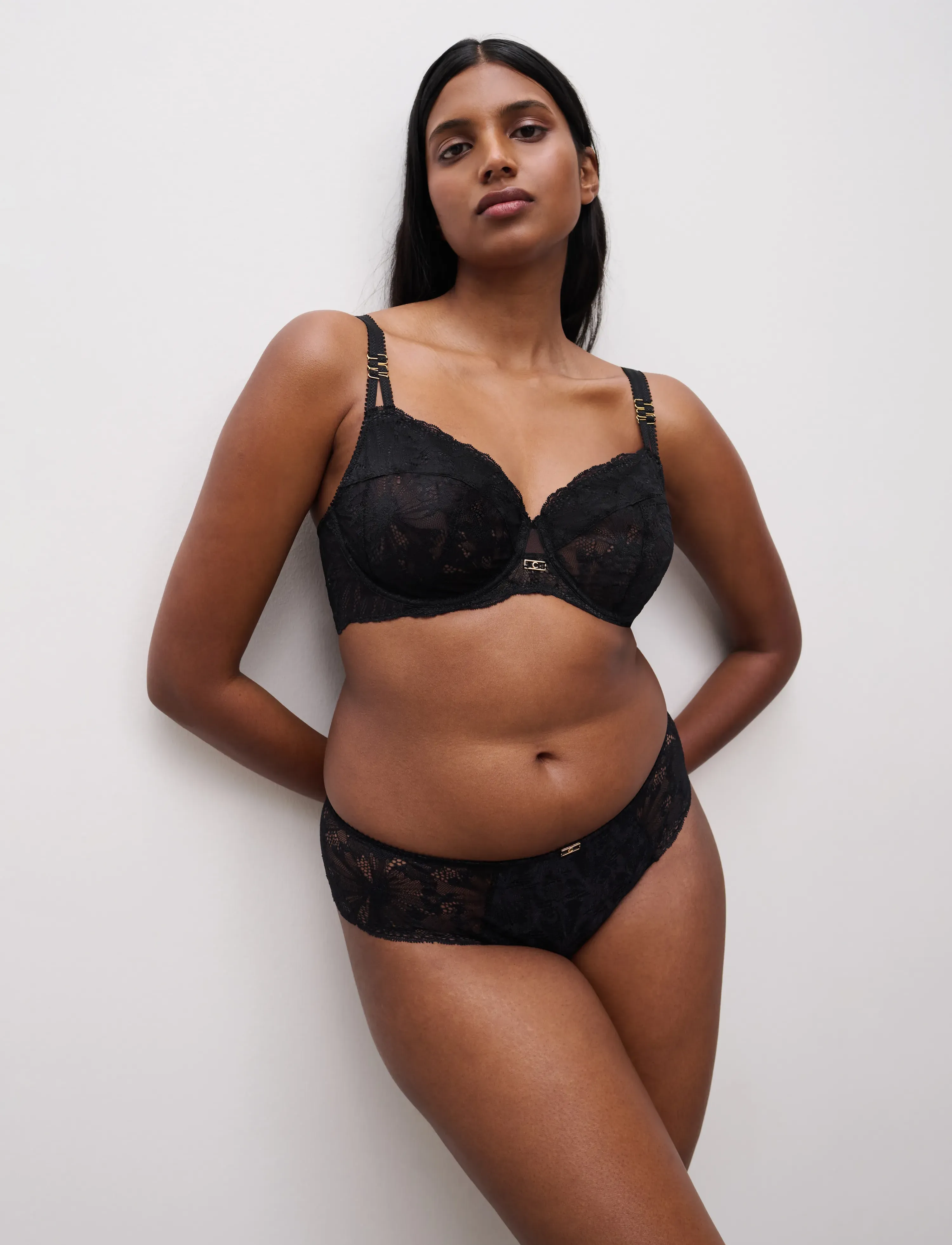 CHANTELLE - MUSE Underwire covering bra - wired bras - black - 4