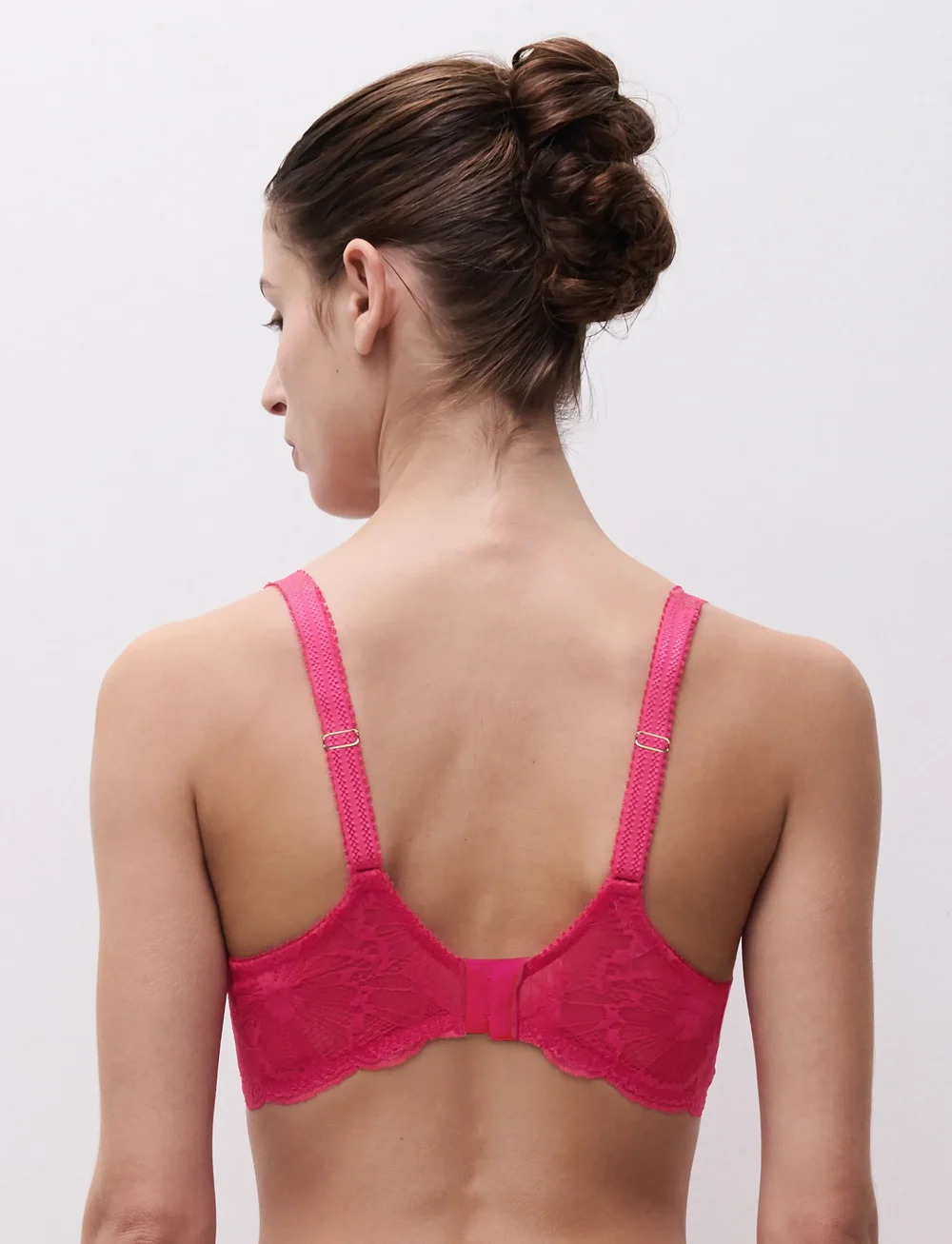 CHANTELLE - MUSE Halfcup balconette bra - beha's met beugels - lipstick - 4