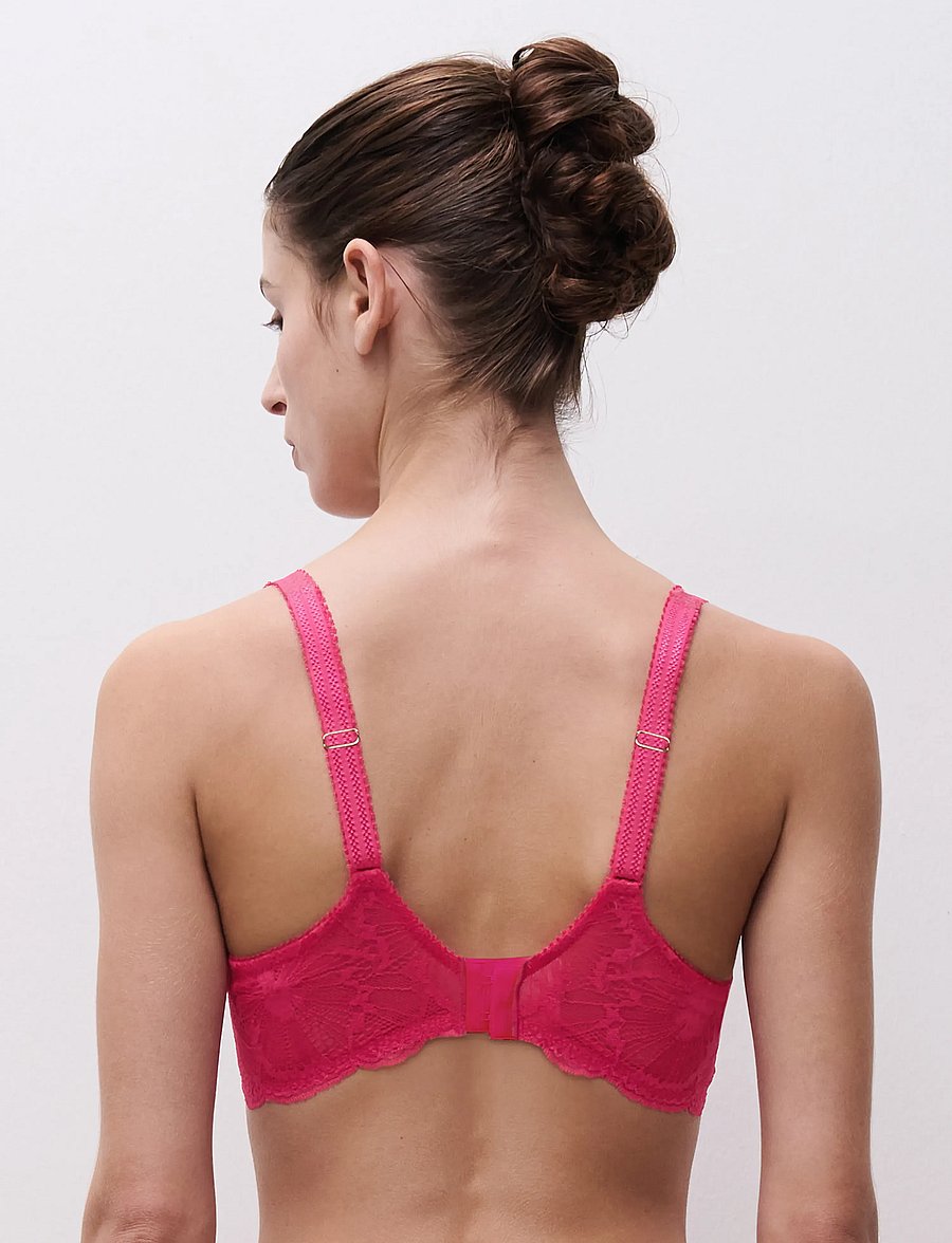 CHANTELLE - MUSE Halfcup balconette bra - balconette-rintaliivit - lipstick - 4