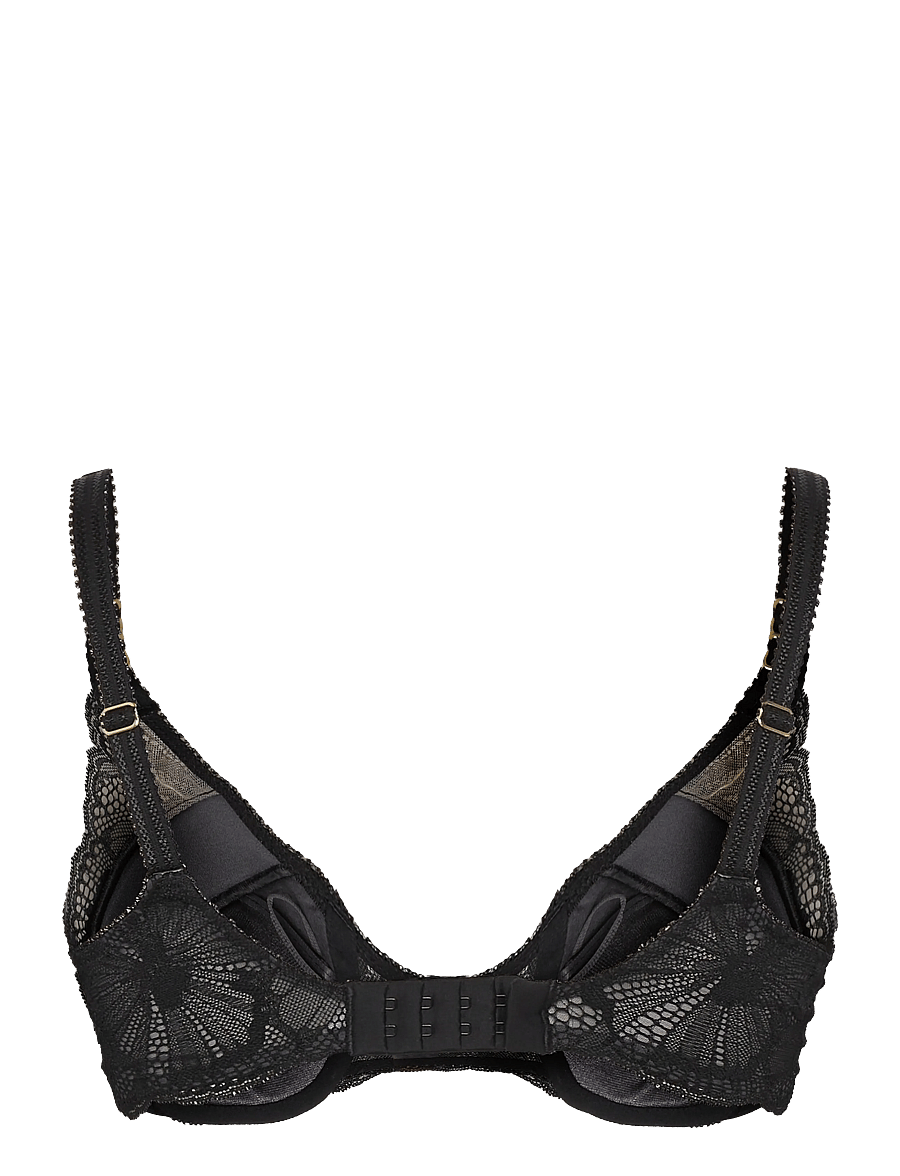 CHANTELLE - MUSE T-shirt push-up bra - bh`er - black - 2