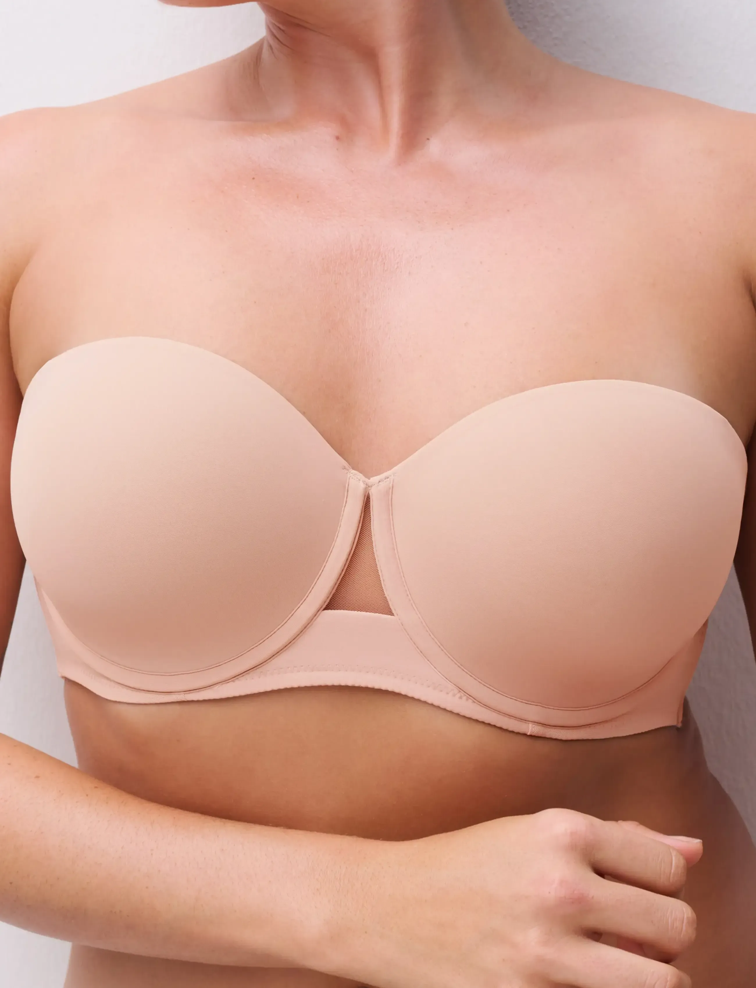 CHANTELLE - Halo Bandeau t-shirt bra - t-shirt bh'er - soft pink - 3