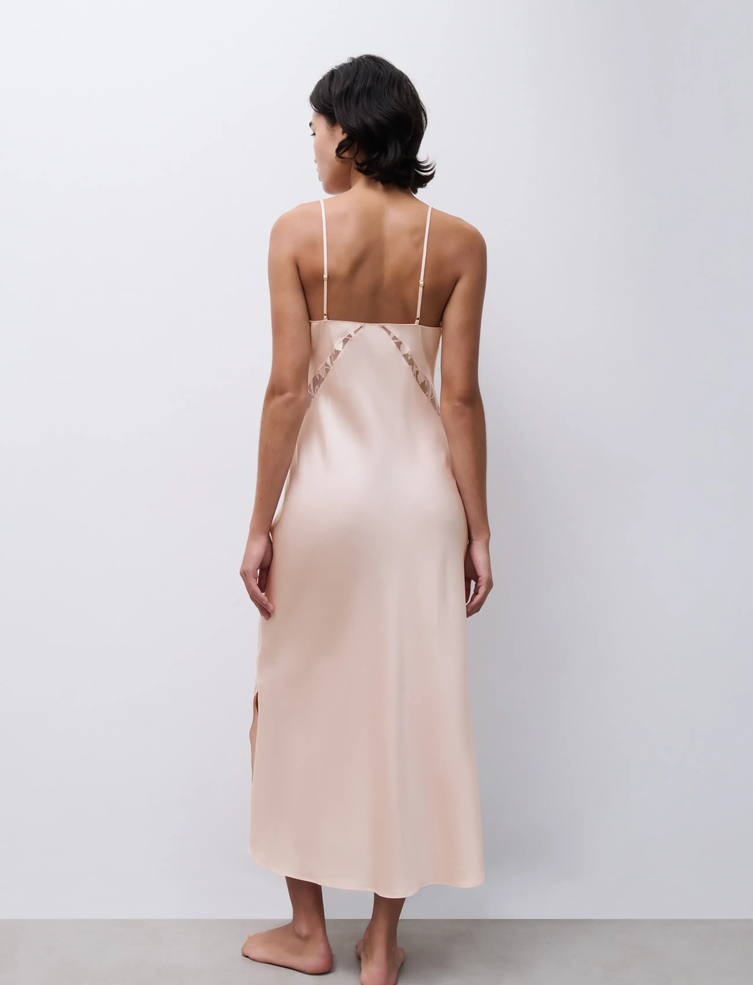 CHANTELLE - Idyll Long Nightdress - taffeta pink - 4