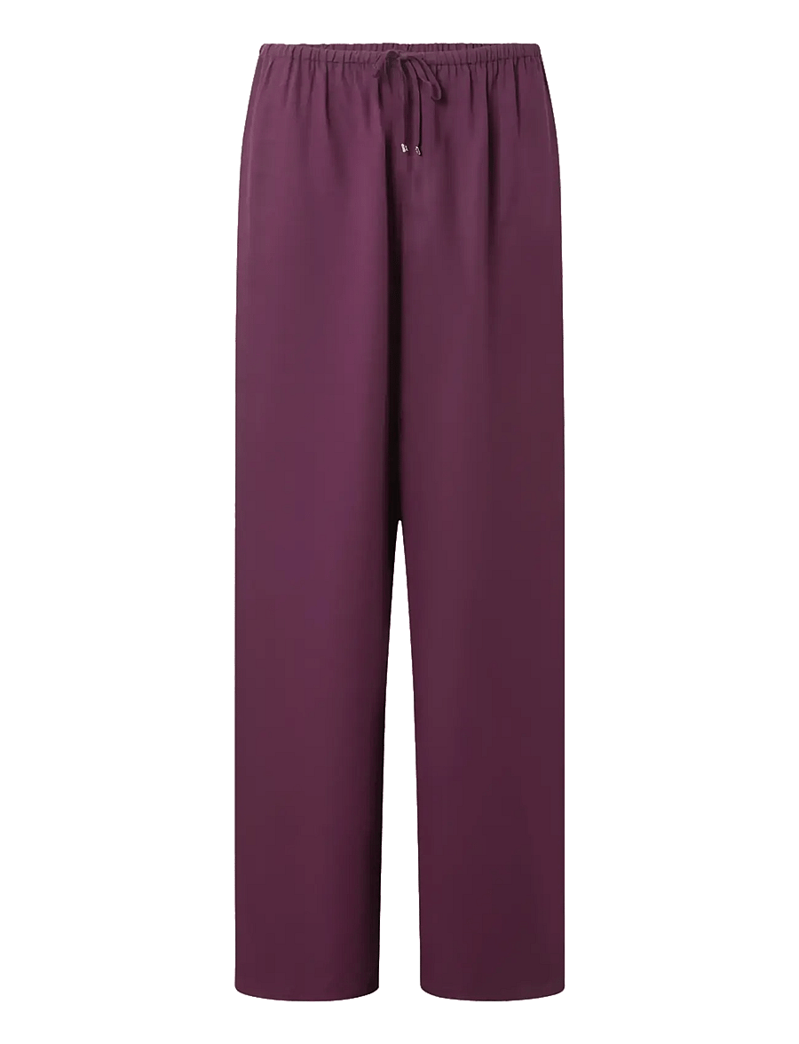CHANTELLE - Illusion Trousers - pyjamahosen - aubergine - 1