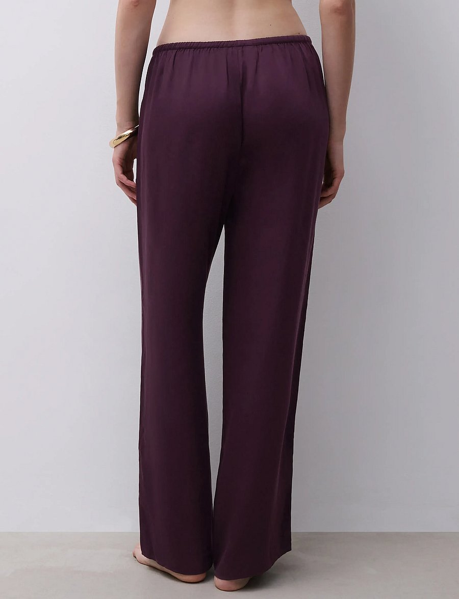 CHANTELLE - Illusion Trousers - pyjamahosen - aubergine - 0