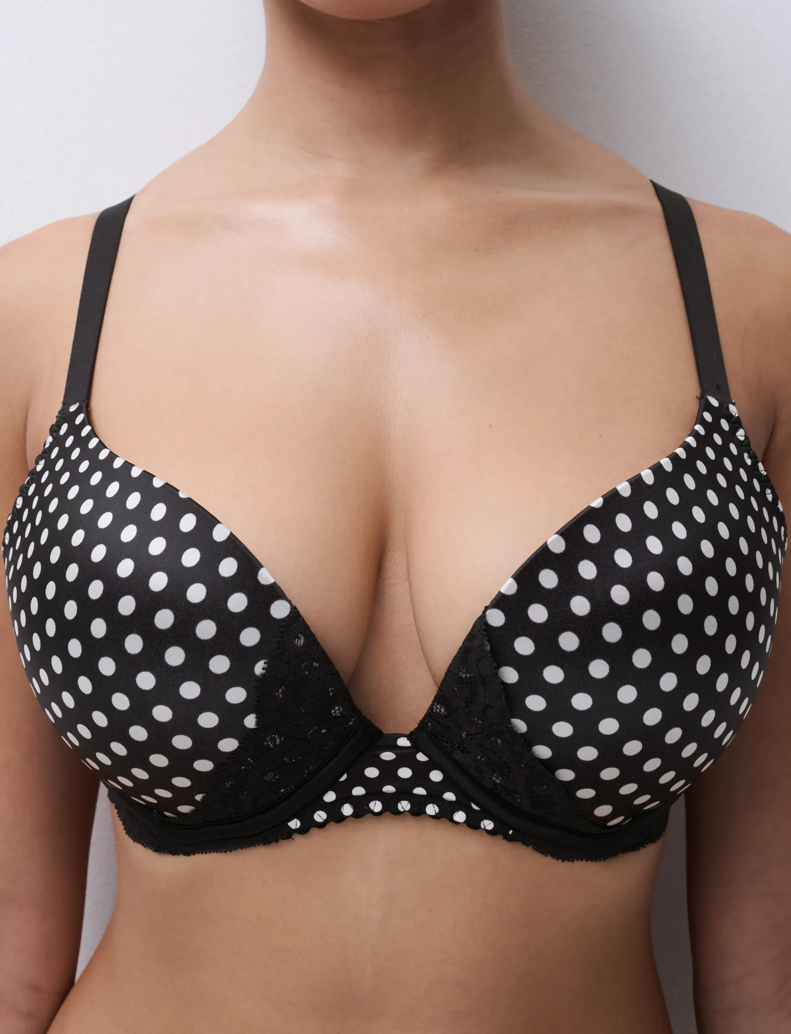 CHANTELLE - Gloss Push up bra - push-up bhs - white dot - 2