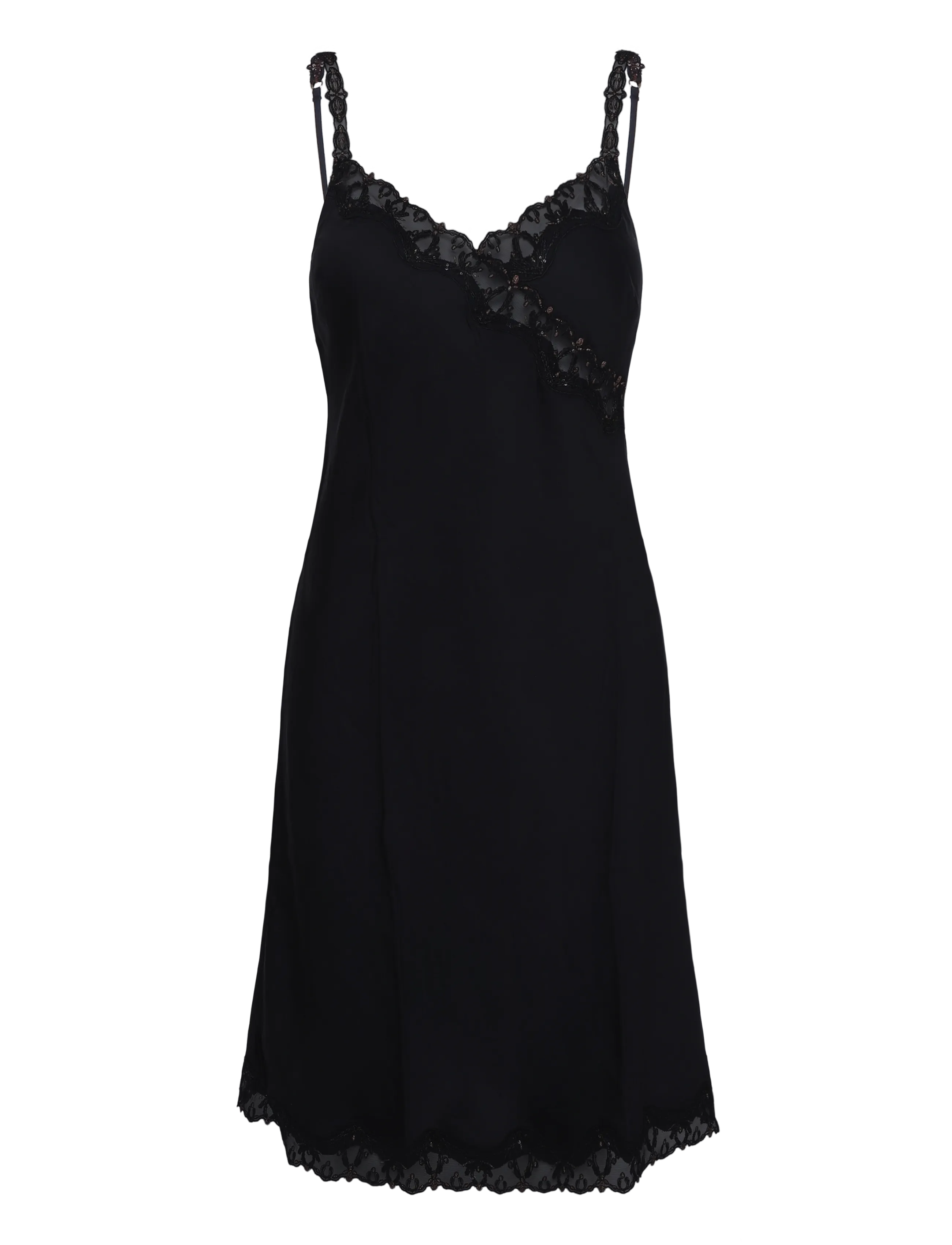 CHANTELLE - Champs Elysees Nightgress - Öösärgid - dazzling black - 1