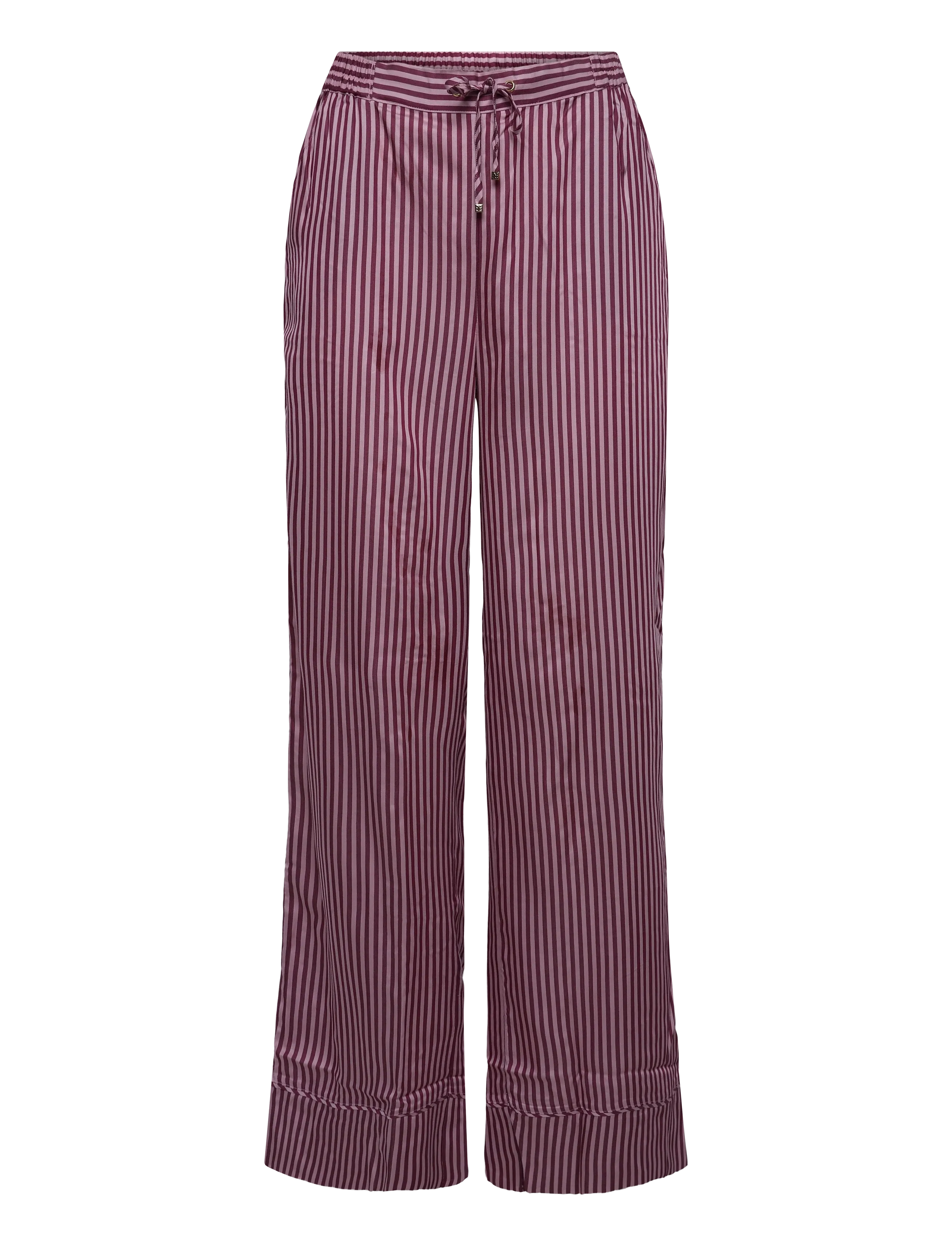 CHANTELLE Mael LS Trousers - Pyjamas & loungewear - CHERRY STRIPES / burgundy