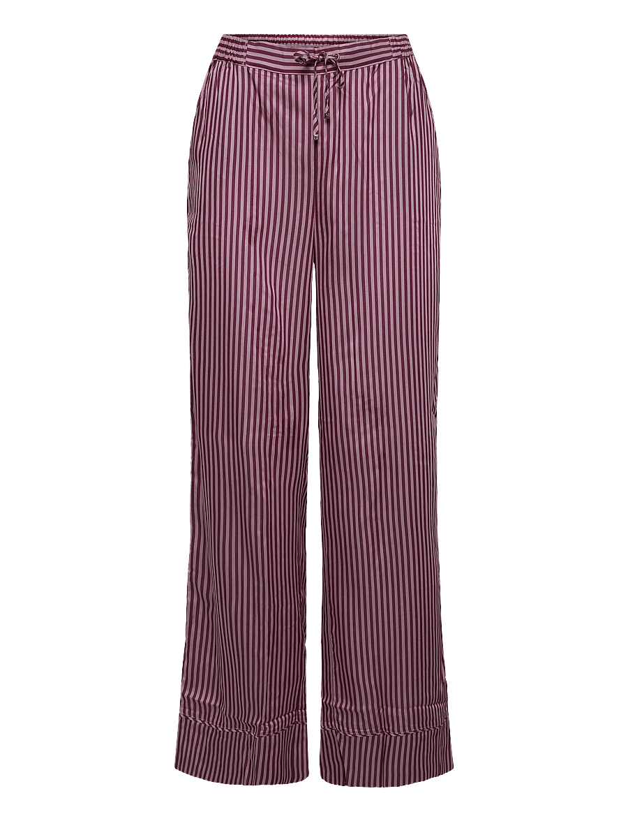 CHANTELLE - Mael LS Trousers - pyjamasbyxor - cherry stripes - 1