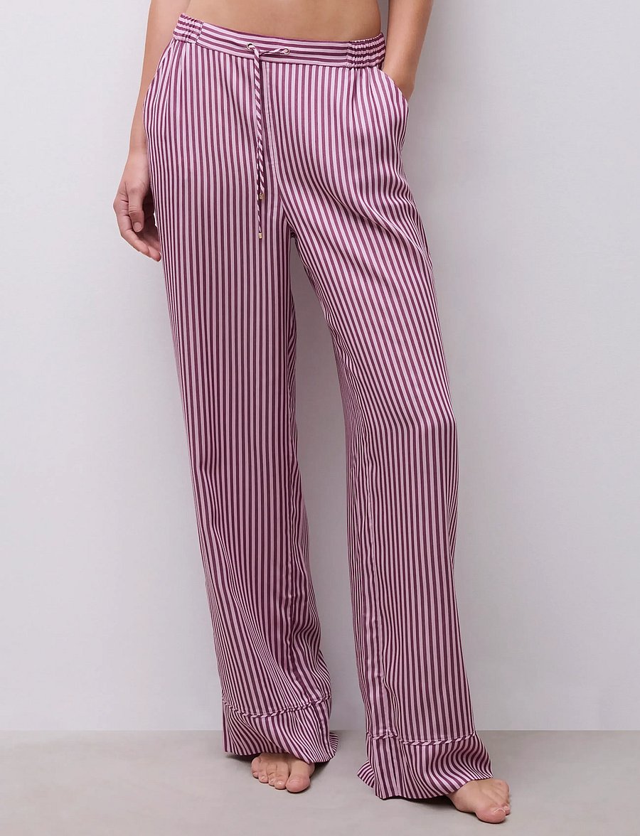 CHANTELLE - Mael LS Trousers - pyjamasbyxor - cherry stripes - 0
