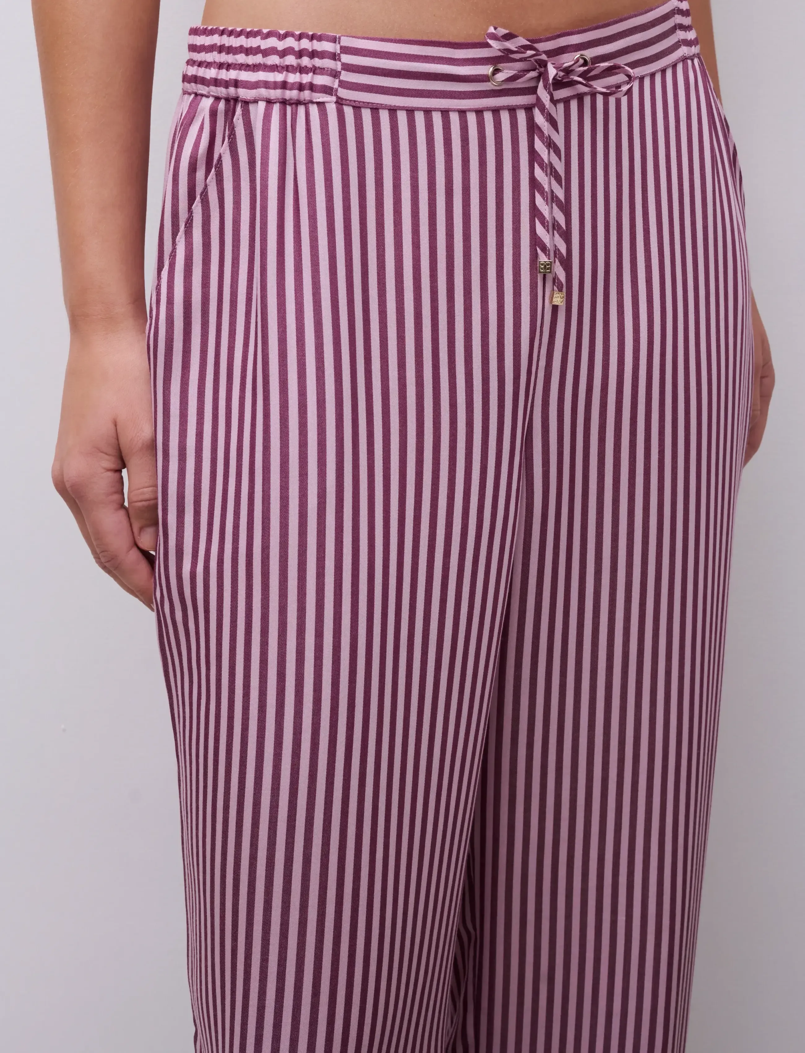 CHANTELLE - Mael LS Trousers - pyjamasbyxor - cherry stripes - 3
