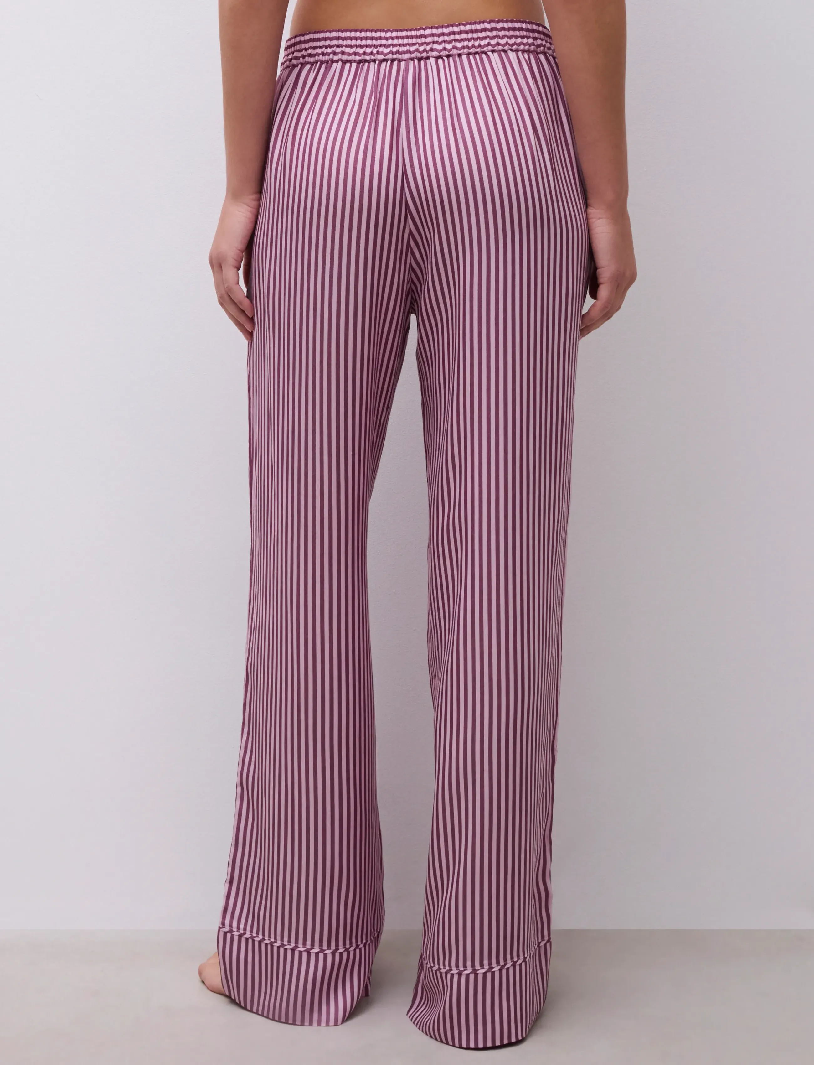 CHANTELLE - Mael LS Trousers - pyjamasbyxor - cherry stripes - 4