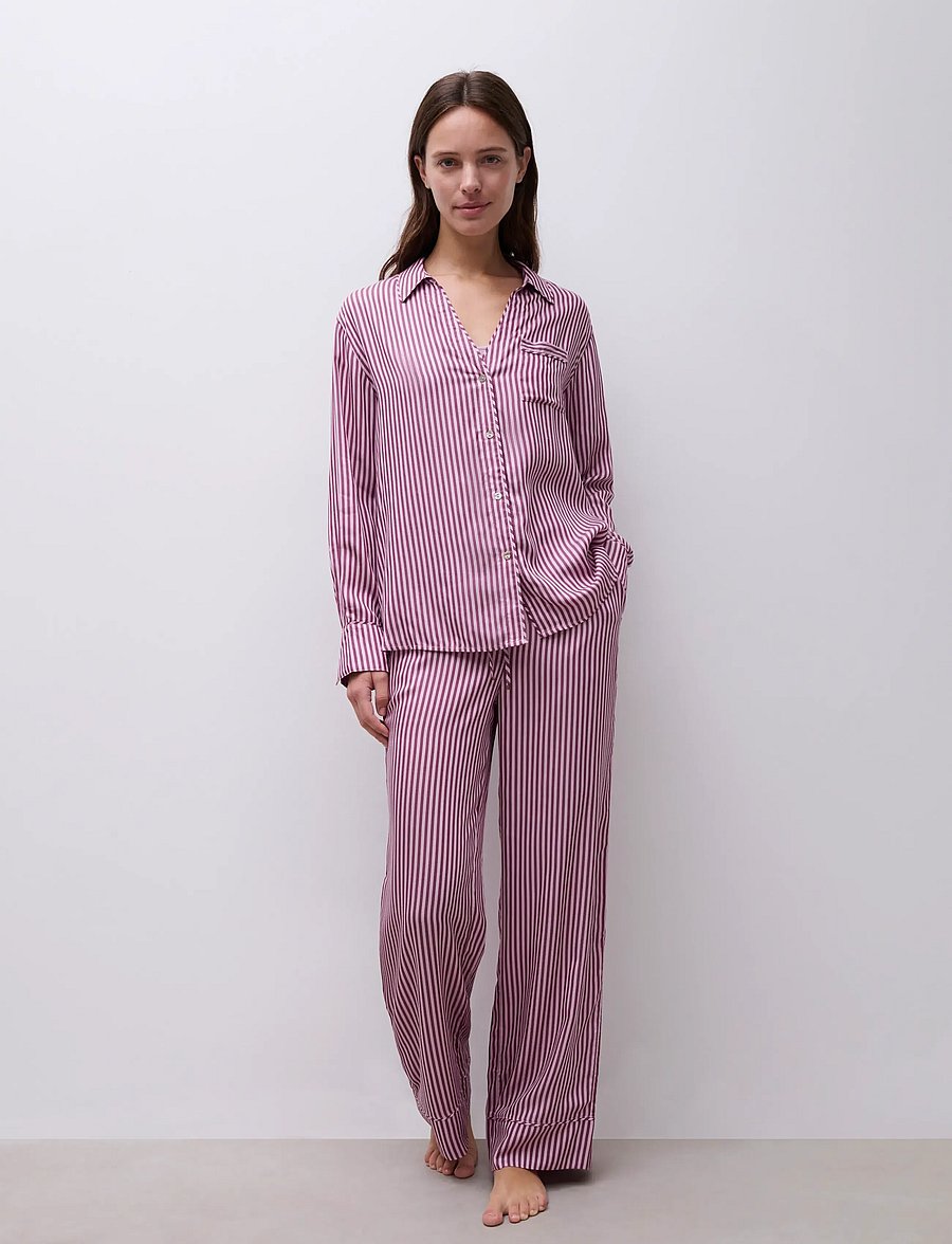 CHANTELLE - Mael LS T-shirt - cherry stripes - 3