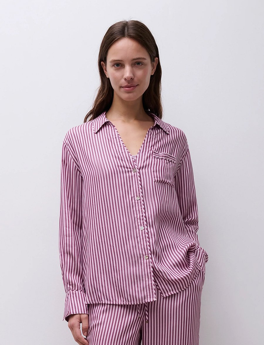 CHANTELLE - Mael LS T-shirt - cherry stripes - 4
