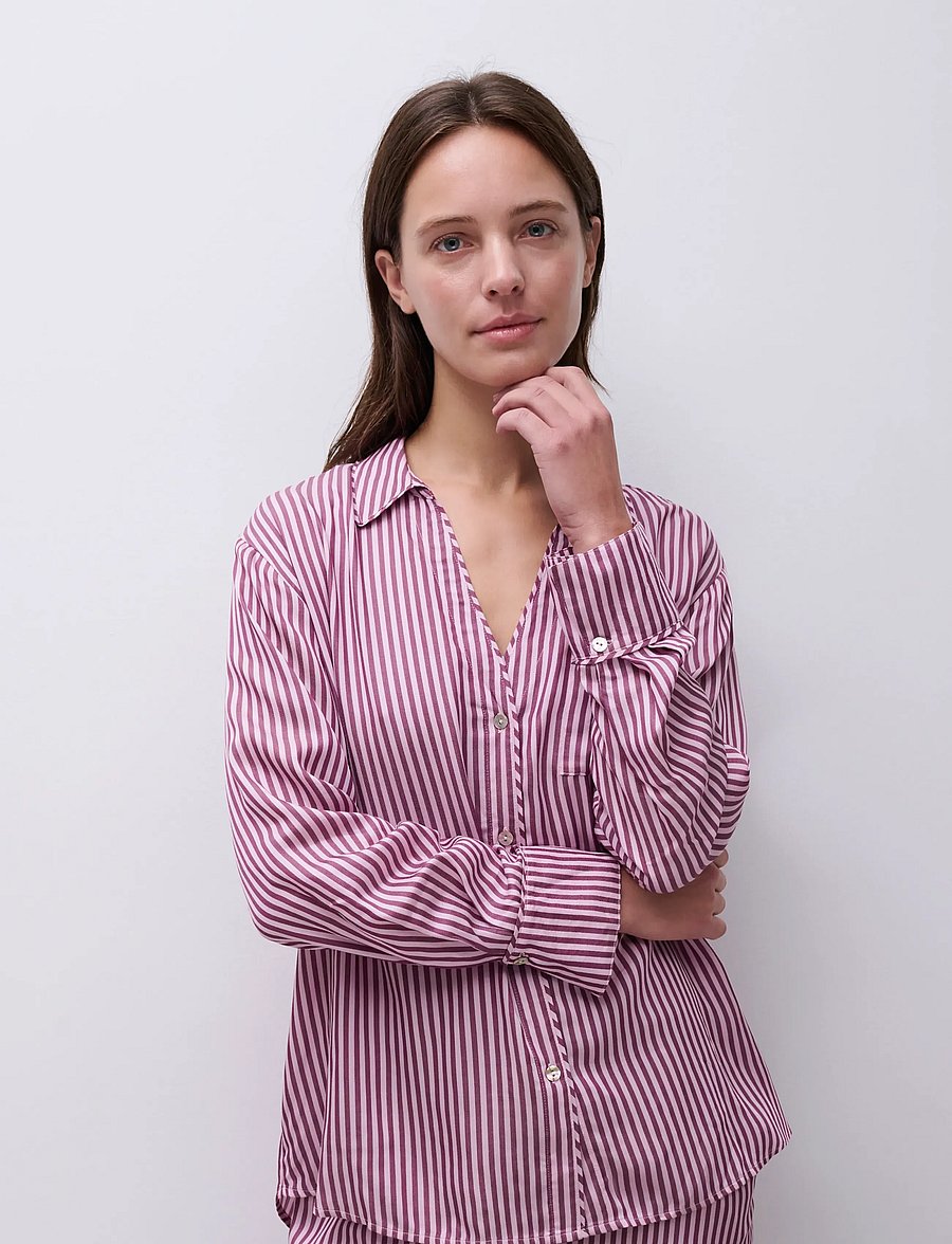 CHANTELLE - Mael LS T-shirt - cherry stripes - 5