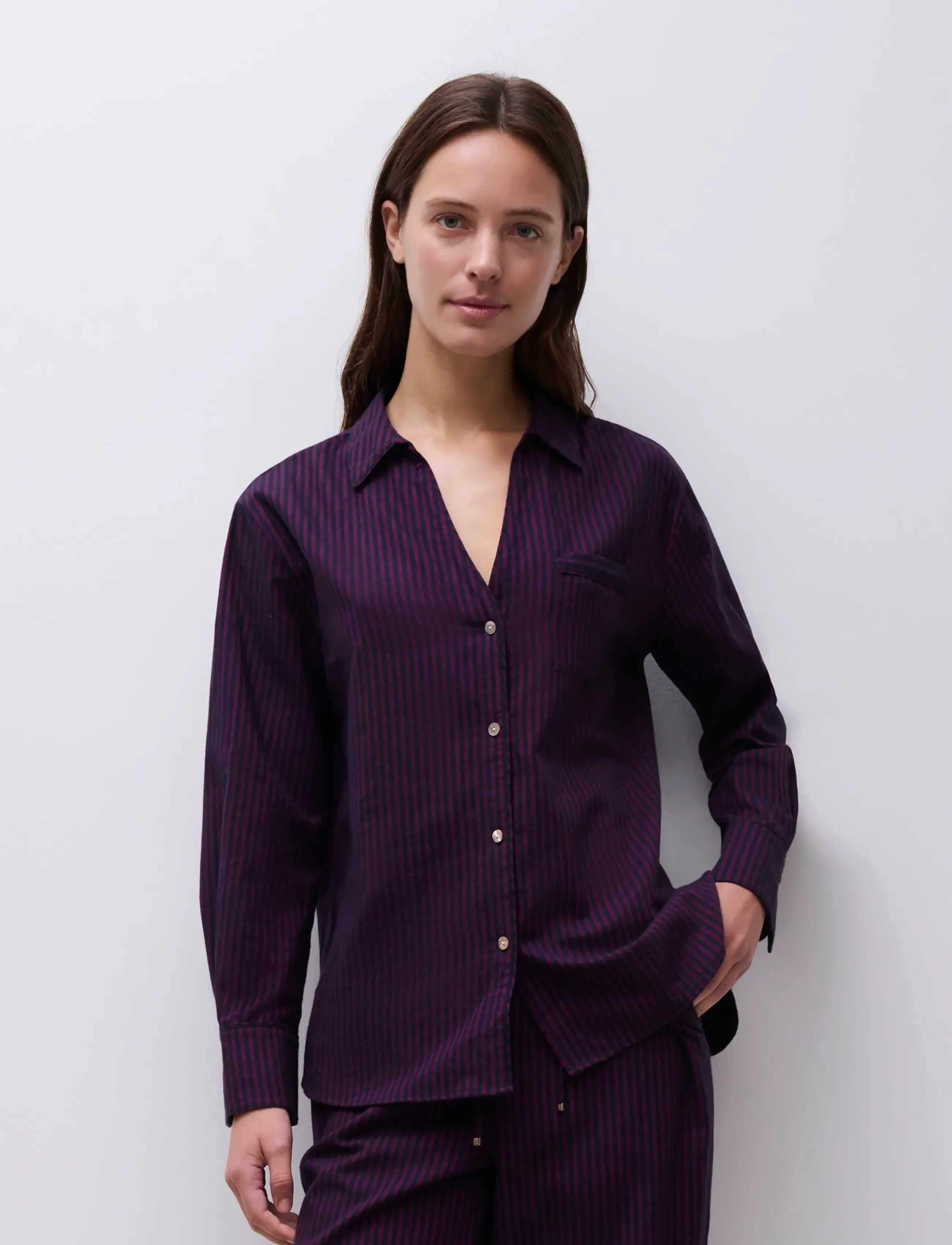 CHANTELLE - Gabriel LS shirt - pyjamas - sailor stripes - 3