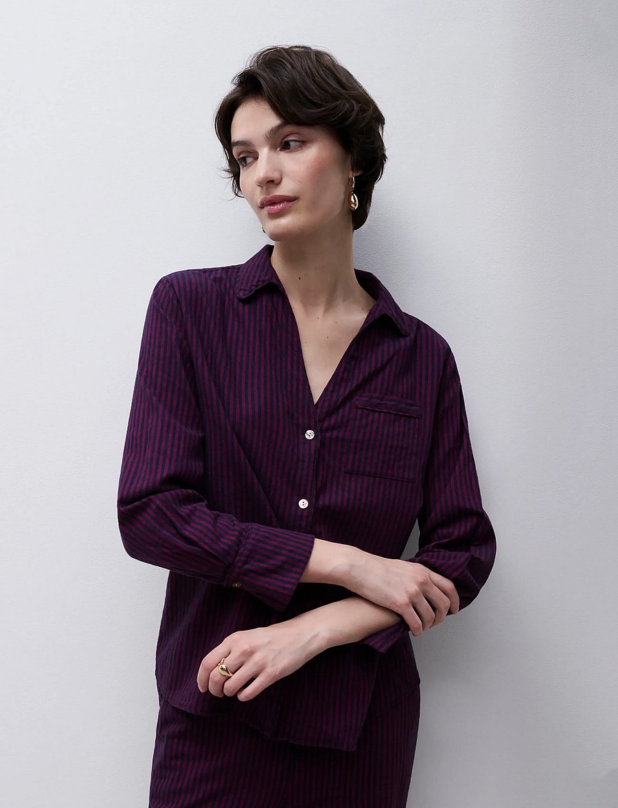 CHANTELLE - Gabriel LS shirt - pyjamas - sailor stripes - 4