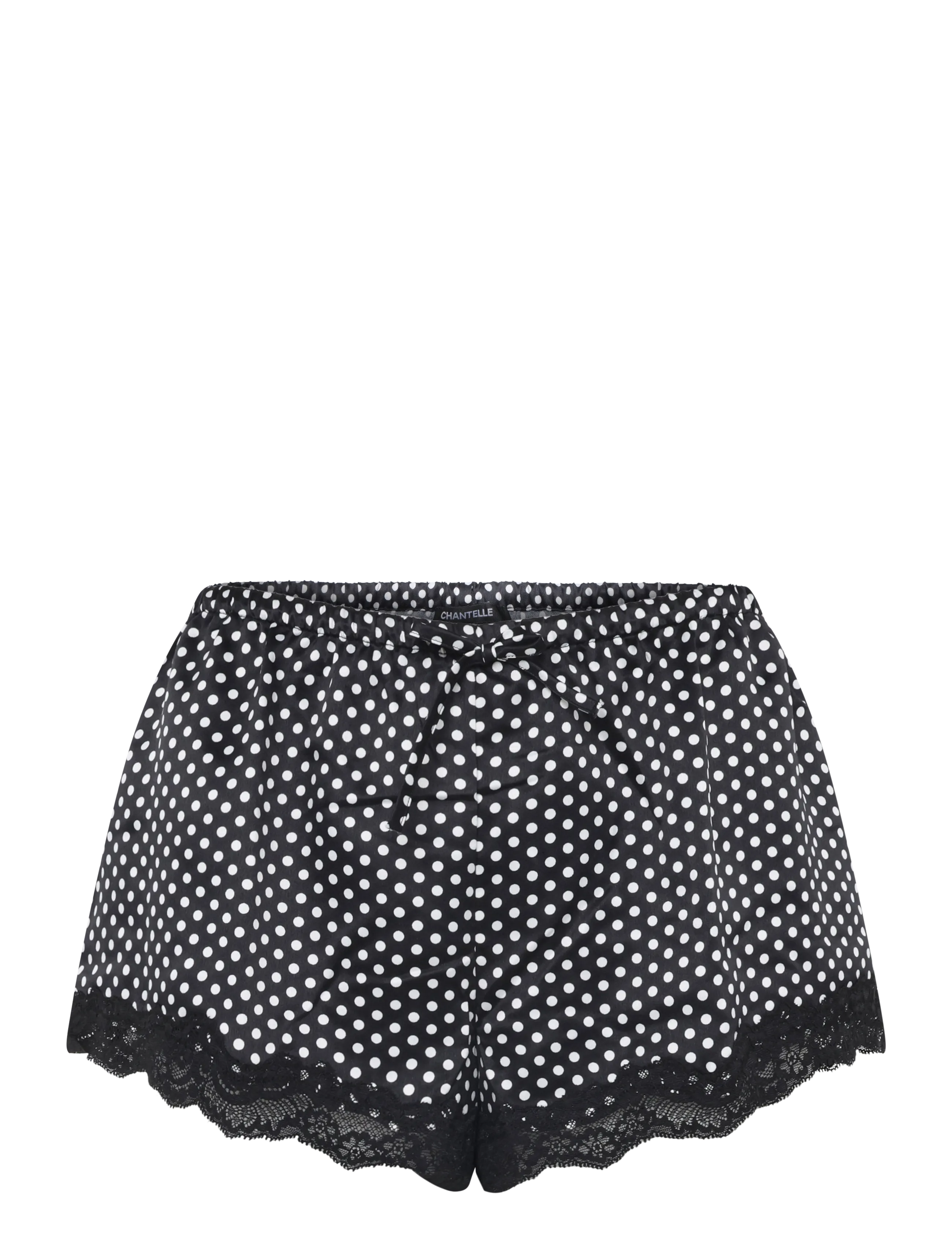 CHANTELLE Gloss Shorts - Nachtwäsche - WHITE DOT / black
