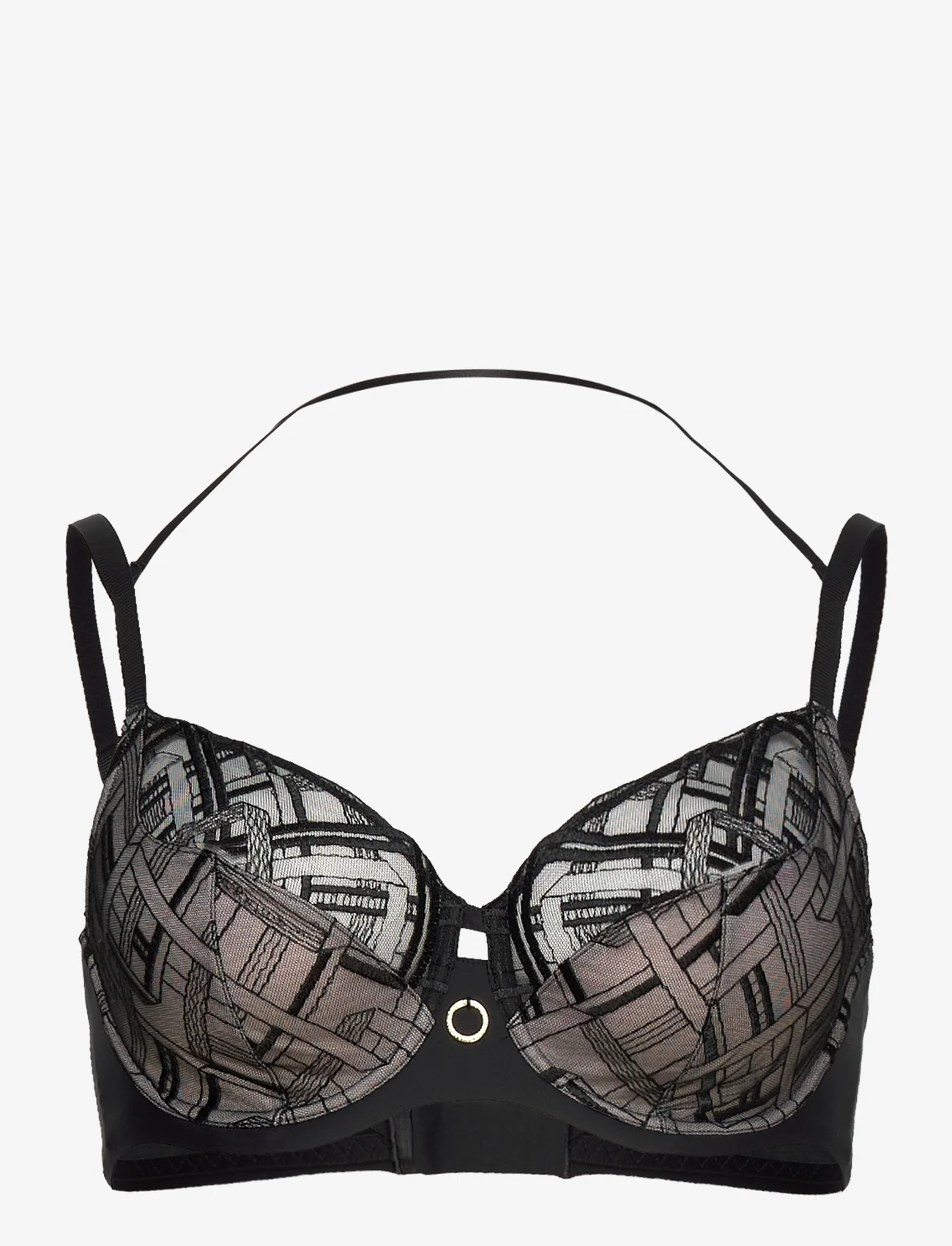 CHANTELLE - Graphic Support Covering Underwired Bra - full cup bras - black - 1