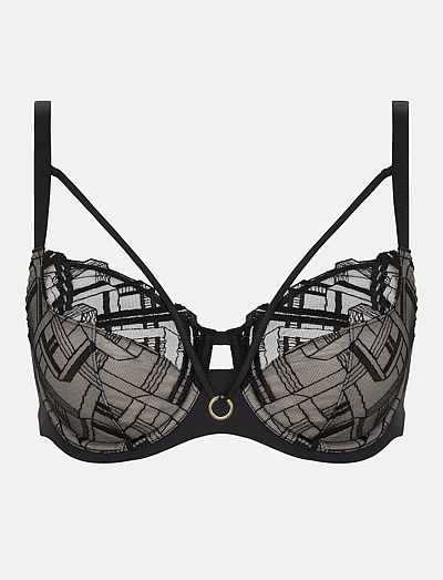 Graphic Support Covering Underwired Bra - FuldskåLs Bh'Er