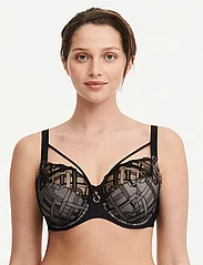 CHANTELLE - Graphic Support Covering Underwired Bra - full cup bras - black - 7