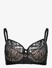 CHANTELLE - Graphic Support Covering Underwired Bra - full cup bras - black - 2