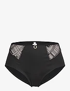 Graphic Support High Waisted Support Full Brief - BLACK