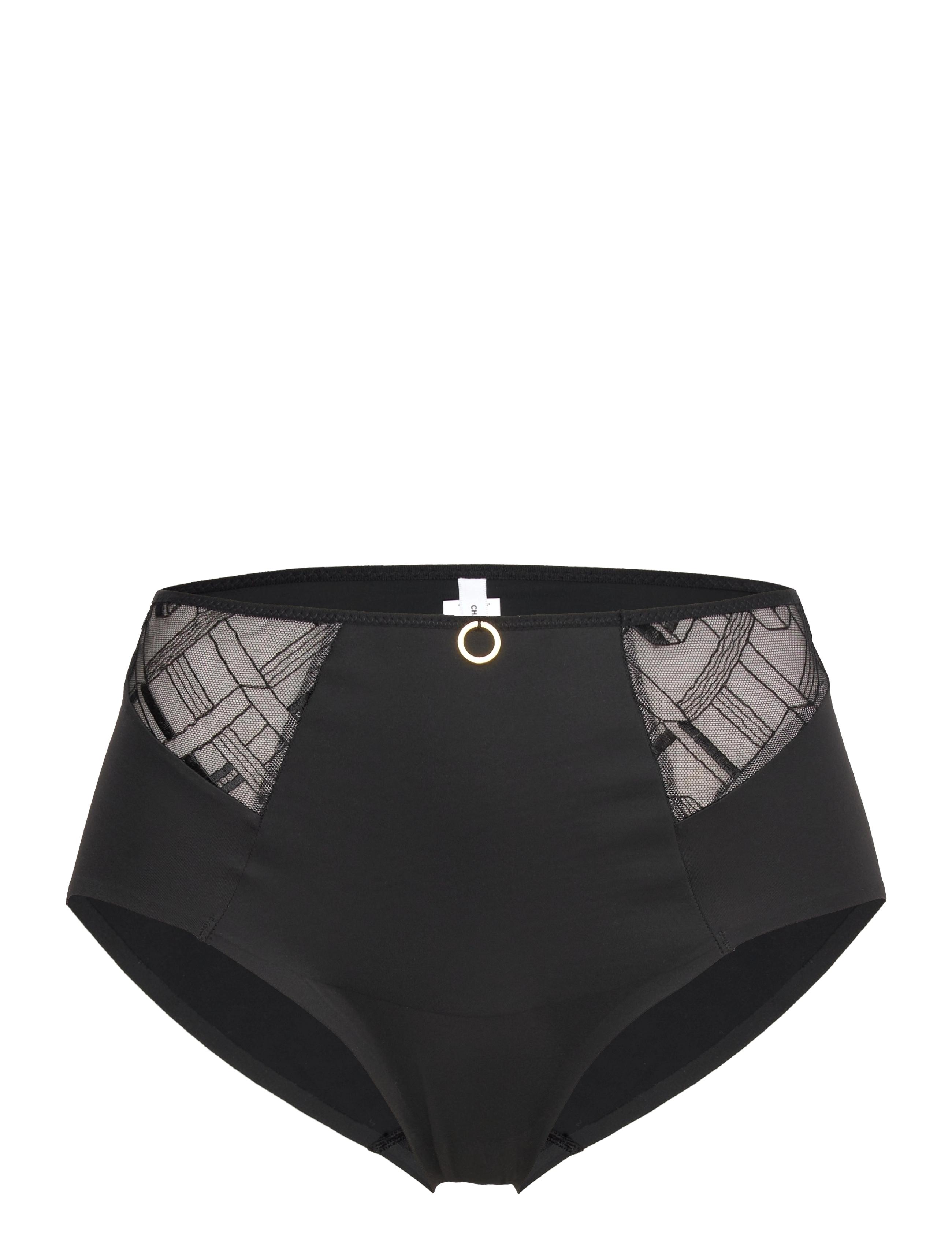 CHANTELLE Graphic Support High Waisted Support Full Brief - Ondergoed - BLACK / black