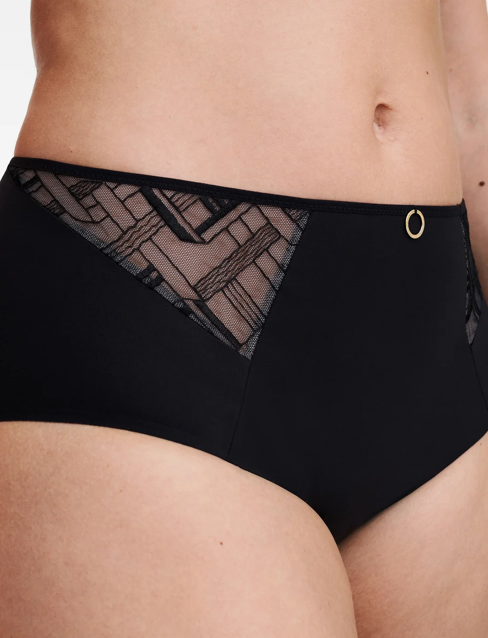 CHANTELLE - Graphic Support High Waisted Support Full Brief - briefs - black - 3