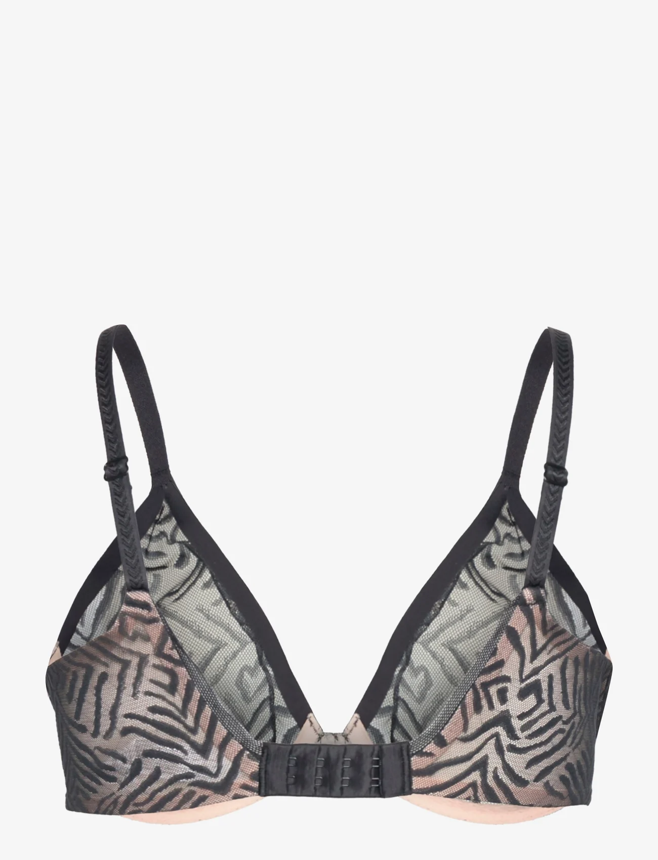CHANTELLE - Graphic Allure Covering molded bra - wired bras - black - 1