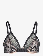 CHANTELLE - Graphic Allure Covering molded bra - wired bras - black - 1