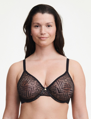 CHANTELLE - Graphic Allure Covering molded bra - wired bras - black - 2
