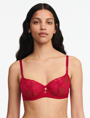 CHANTELLE - Orchids Half-cup balcony bra - spile-bh-er - passion red - 1