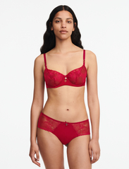 CHANTELLE - Orchids Half-cup balcony bra - beha's met beugels - passion red - 5