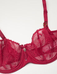 CHANTELLE - Orchids Half-cup balcony bra - bh:ar med bygel - passion red - 6